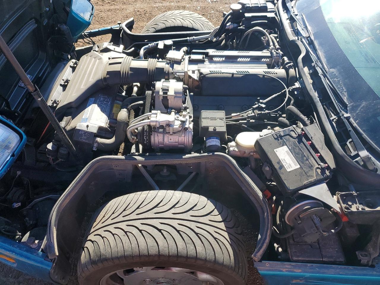 1993 Chevrolet Corvette Turquoise vin: 1G1YY23P9P5102807