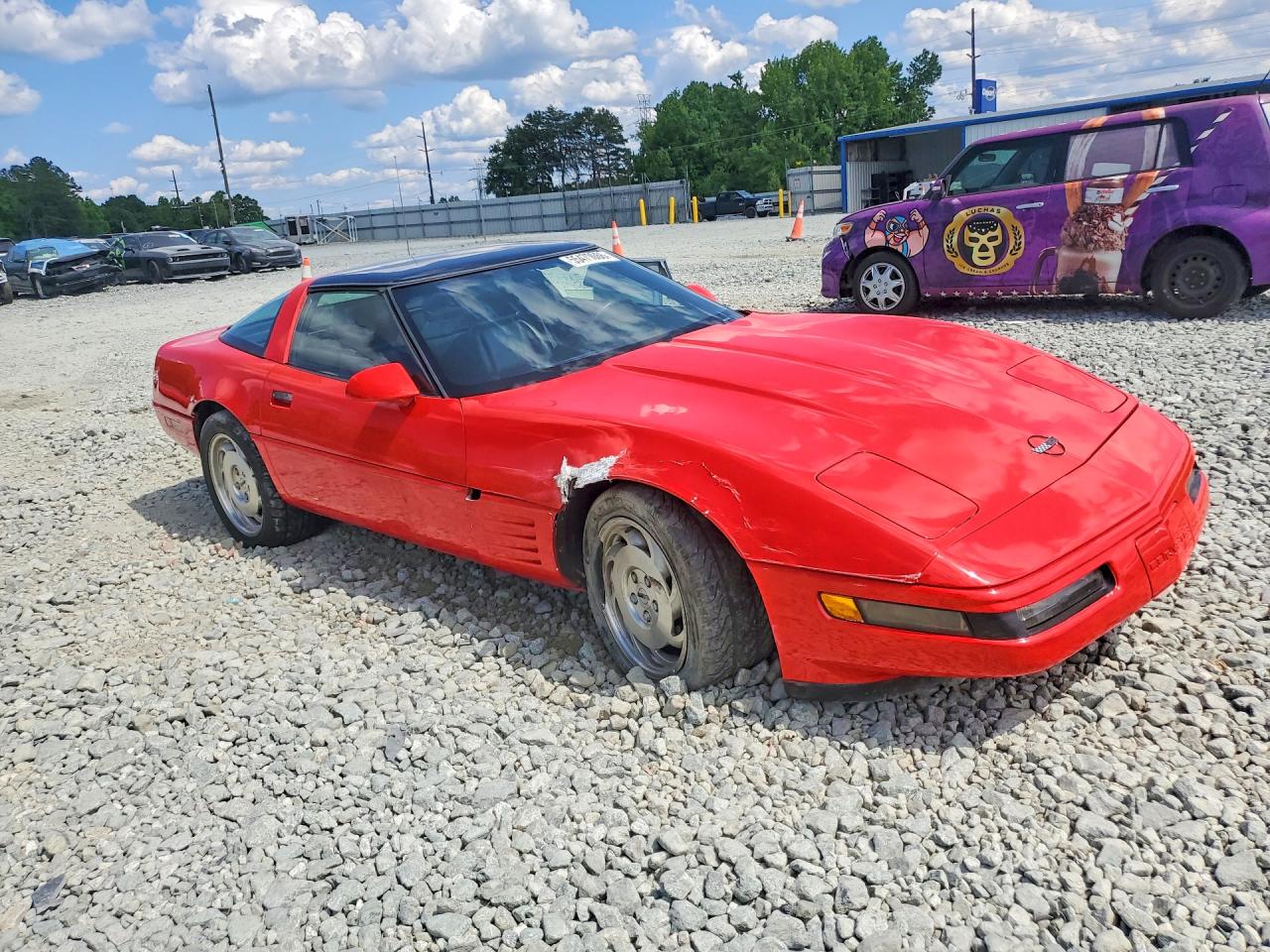1993 Chevrolet Corvette Red vin: 1G1YY23P9P5116903