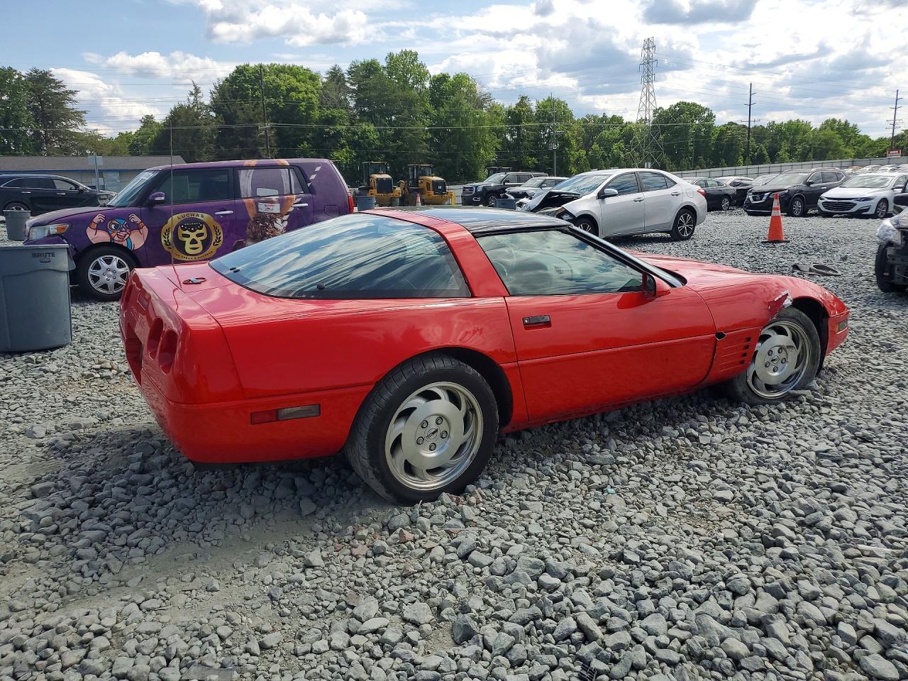 1993 Chevrolet Corvette Red vin: 1G1YY23P9P5116903