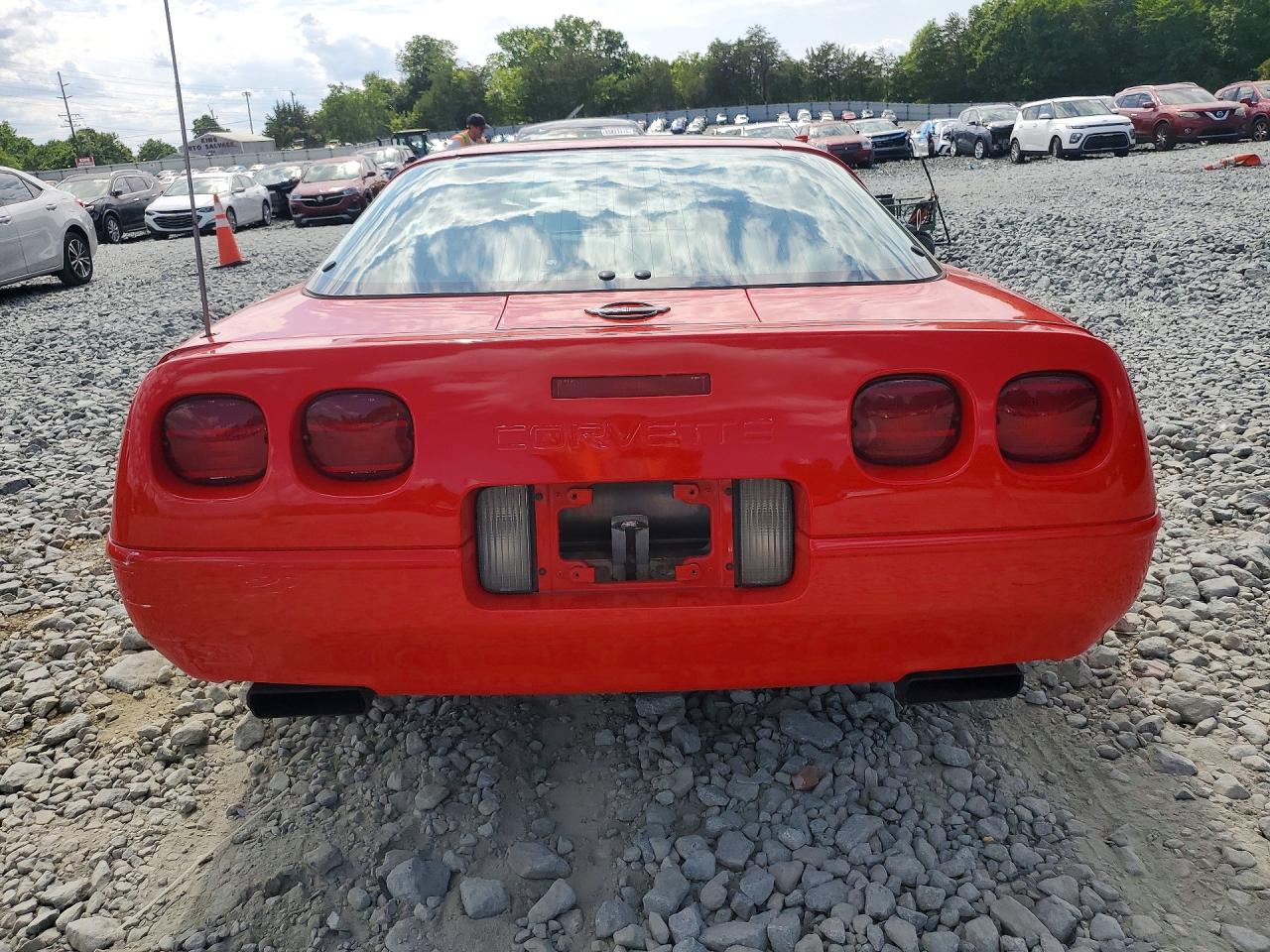 1993 Chevrolet Corvette Red vin: 1G1YY23P9P5116903