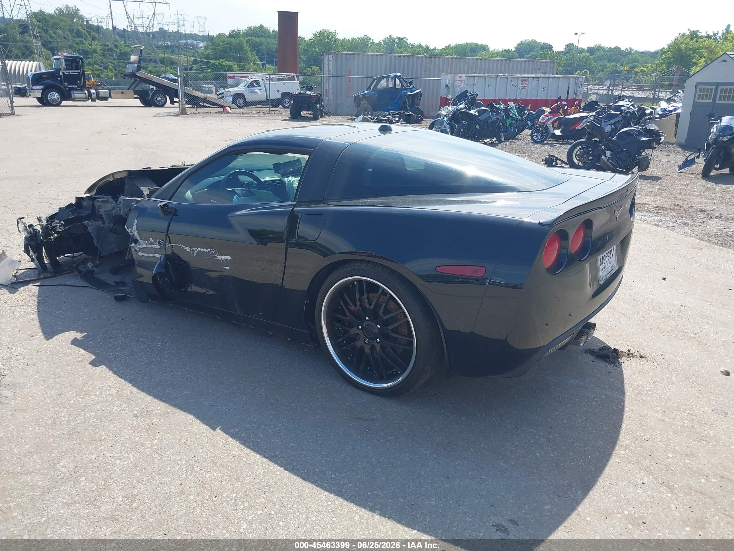 2005 Chevrolet Corvette   Black vin: 1G1YY24U055106150