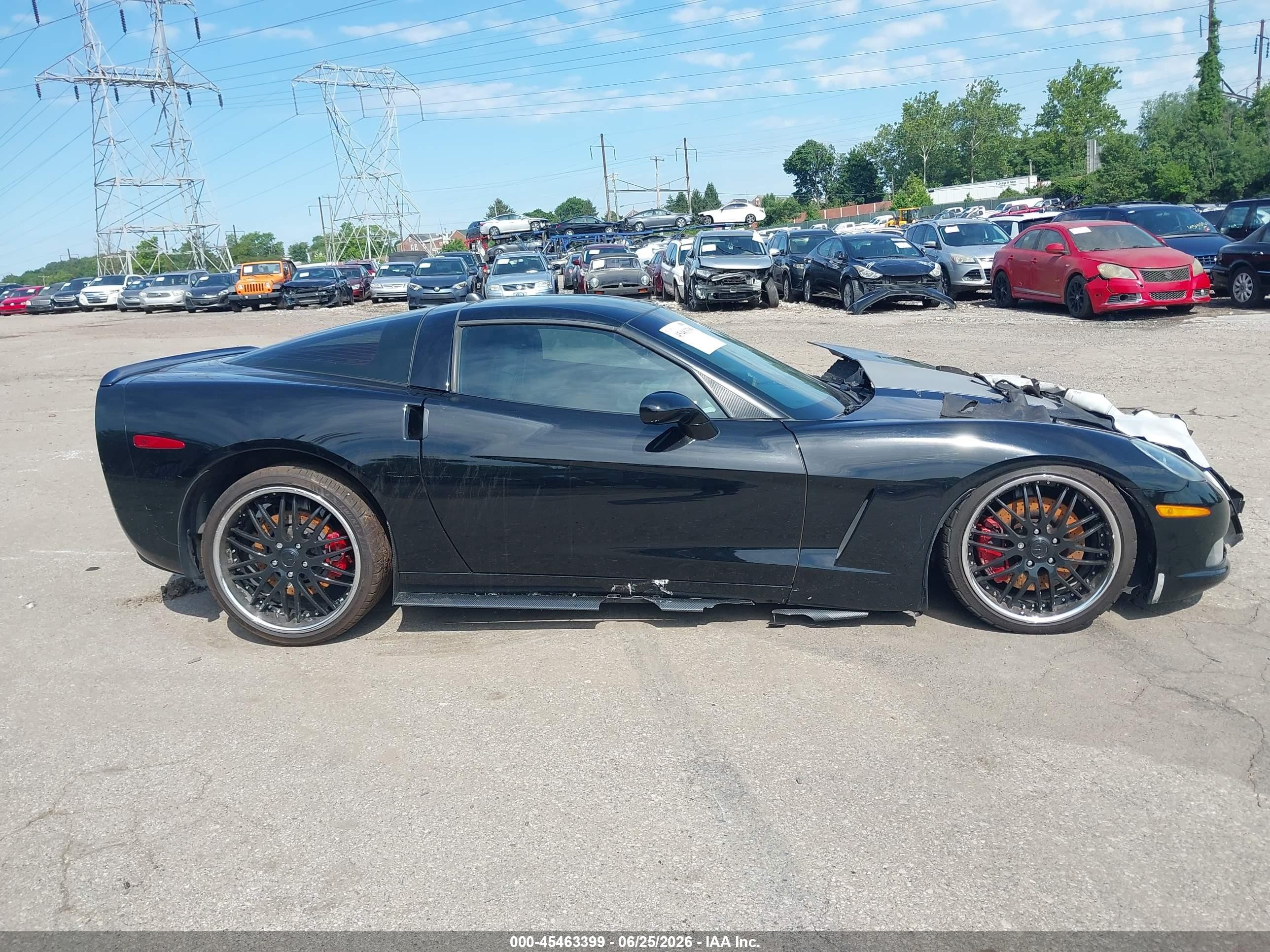 2005 Chevrolet Corvette   Black vin: 1G1YY24U055106150