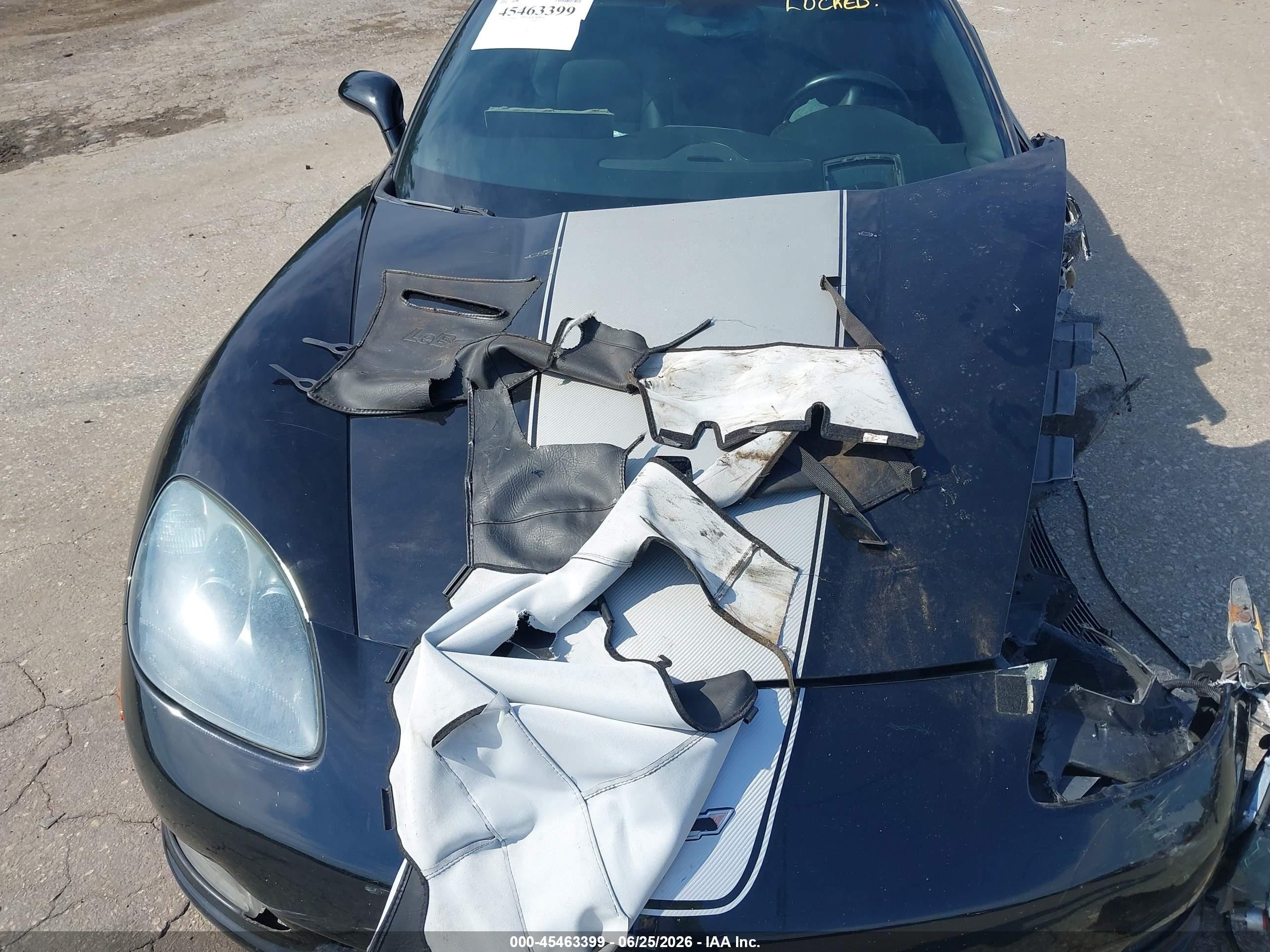 2005 Chevrolet Corvette   Black vin: 1G1YY24U055106150
