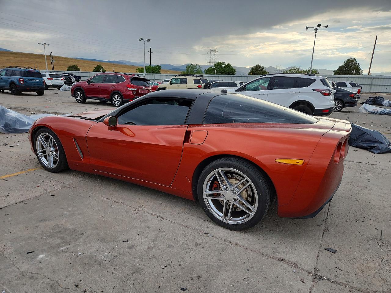 2005 Chevrolet Corvette Оранжевый vin: 1G1YY24U155123474