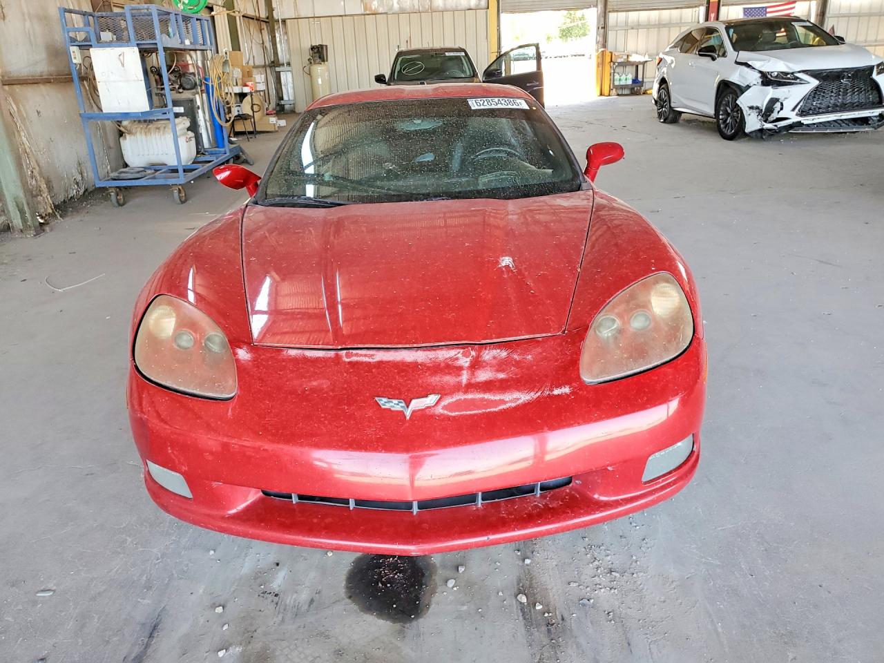 2005 Chevrolet Corvette Red vin: 1G1YY24U355103100