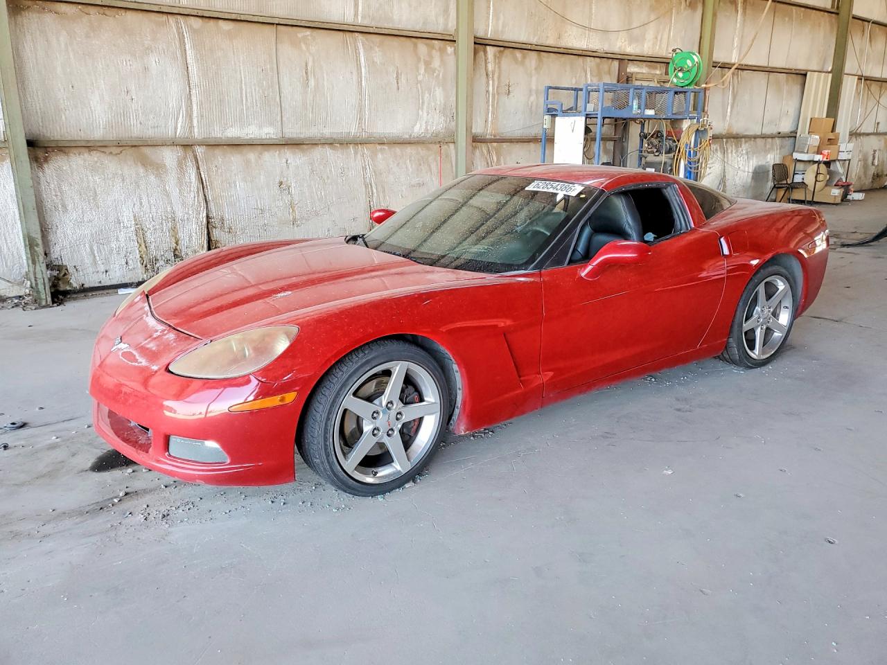 2005 Chevrolet Corvette Red vin: 1G1YY24U355103100
