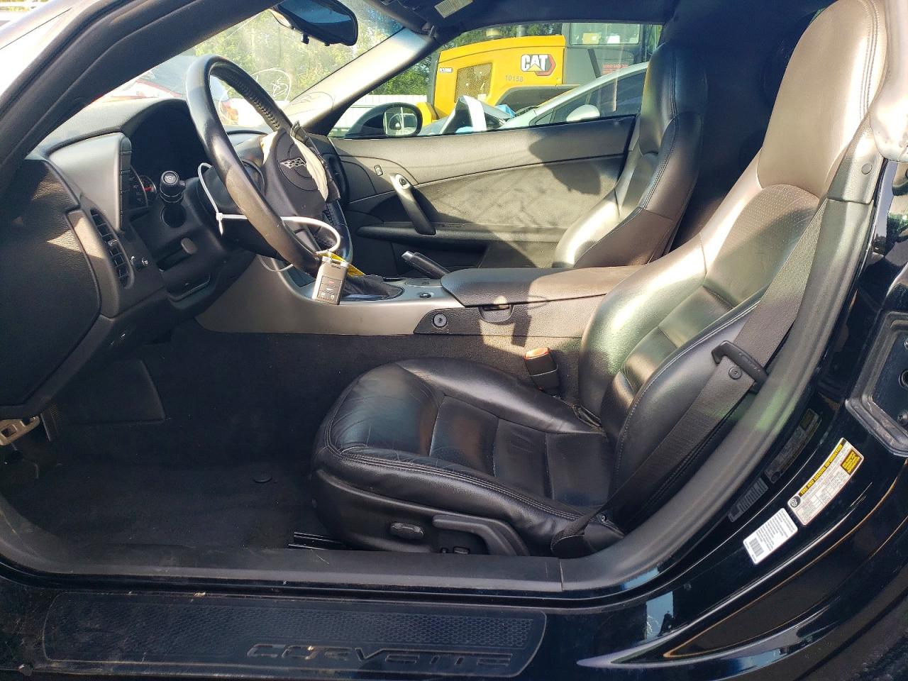 2005 Chevrolet Corvette Black vin: 1G1YY24U355123282