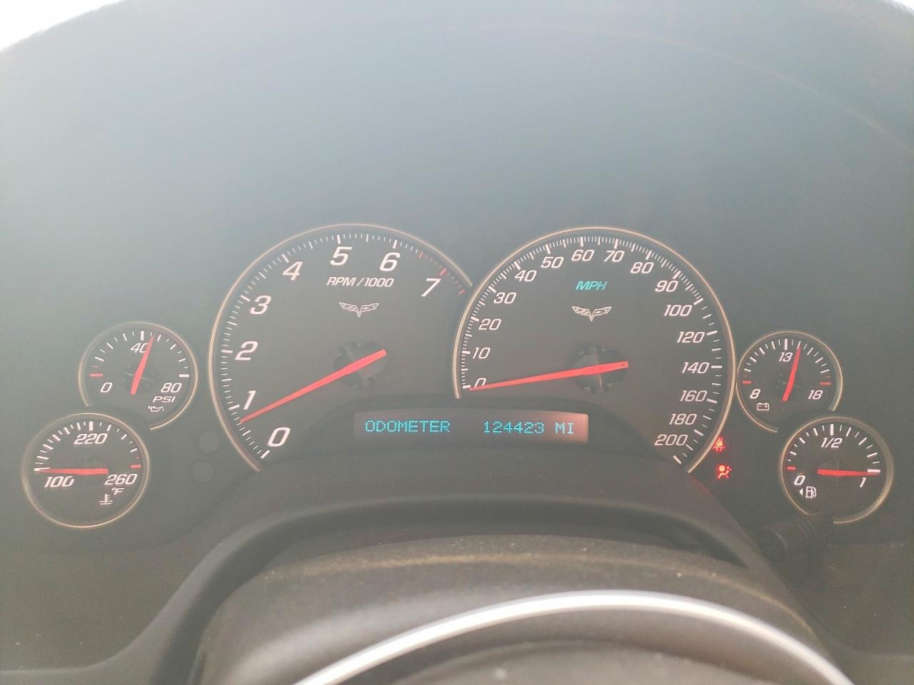 2005 Chevrolet Corvette Black vin: 1G1YY24U355123282