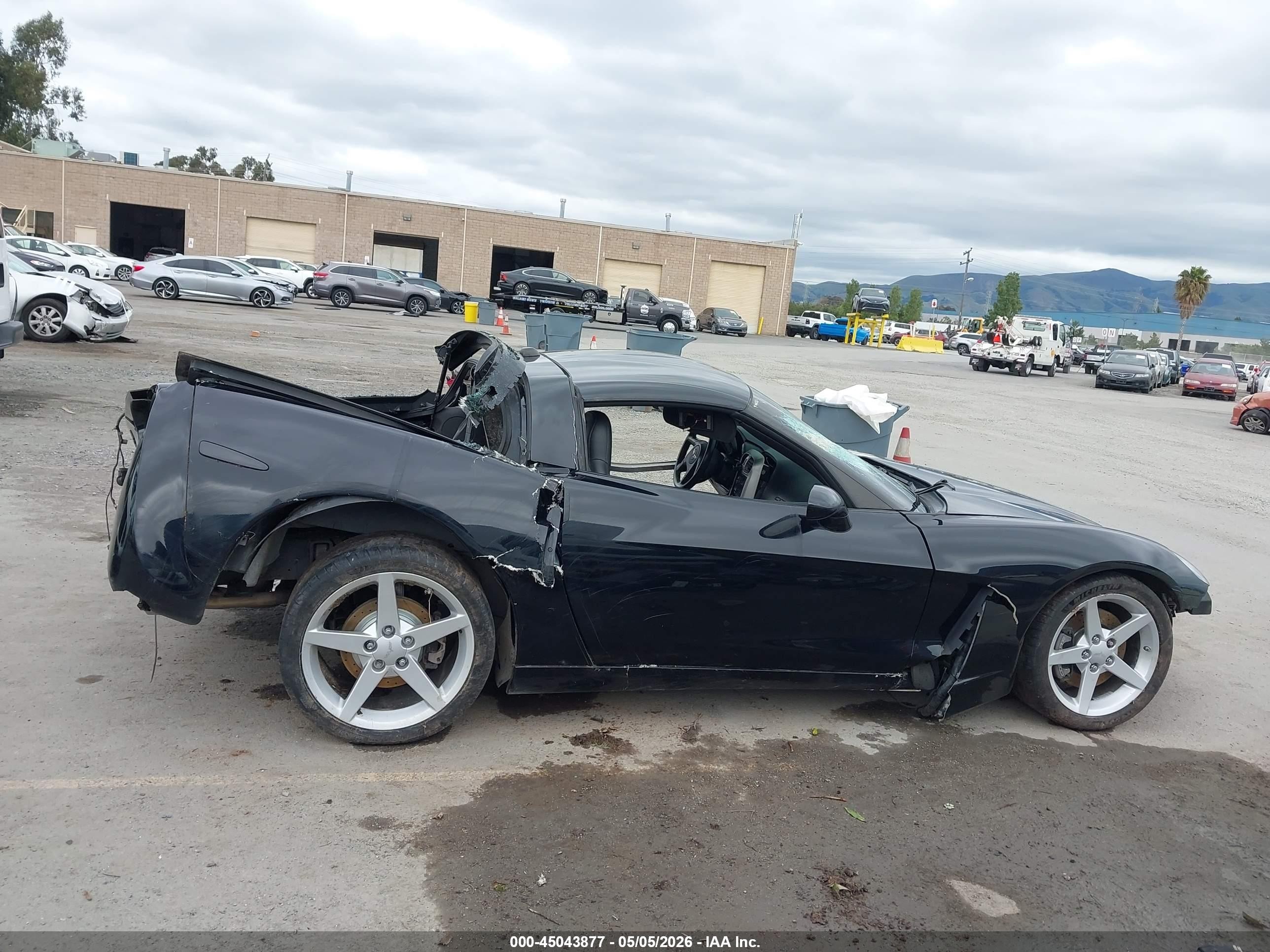 2005 Chevrolet Corvette   Черный vin: 1G1YY24U455101405