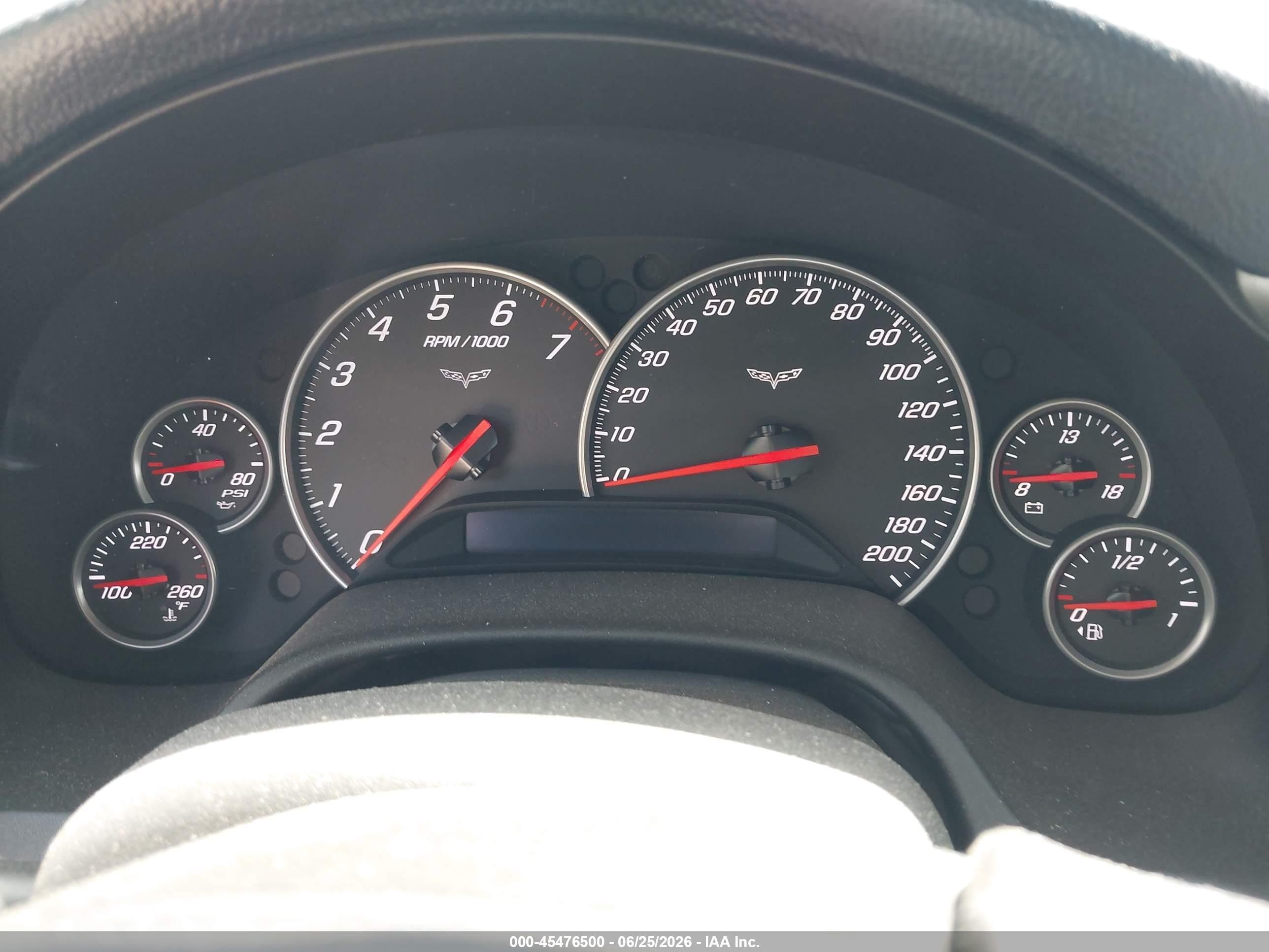 2005 Chevrolet Corvette   Красный vin: 1G1YY24U555116026