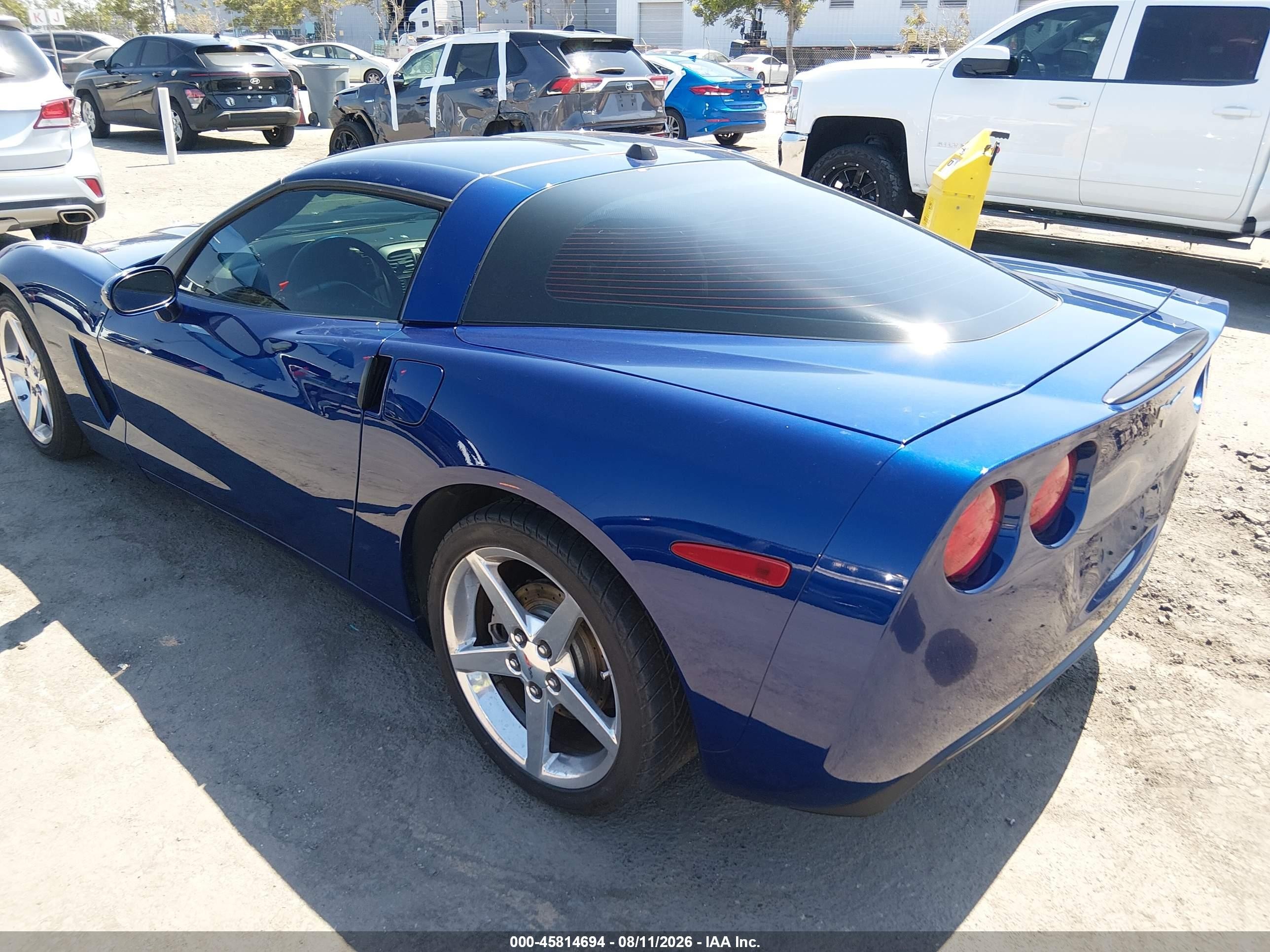 2005 Chevrolet Corvette   Blue vin: 1G1YY24U655123986