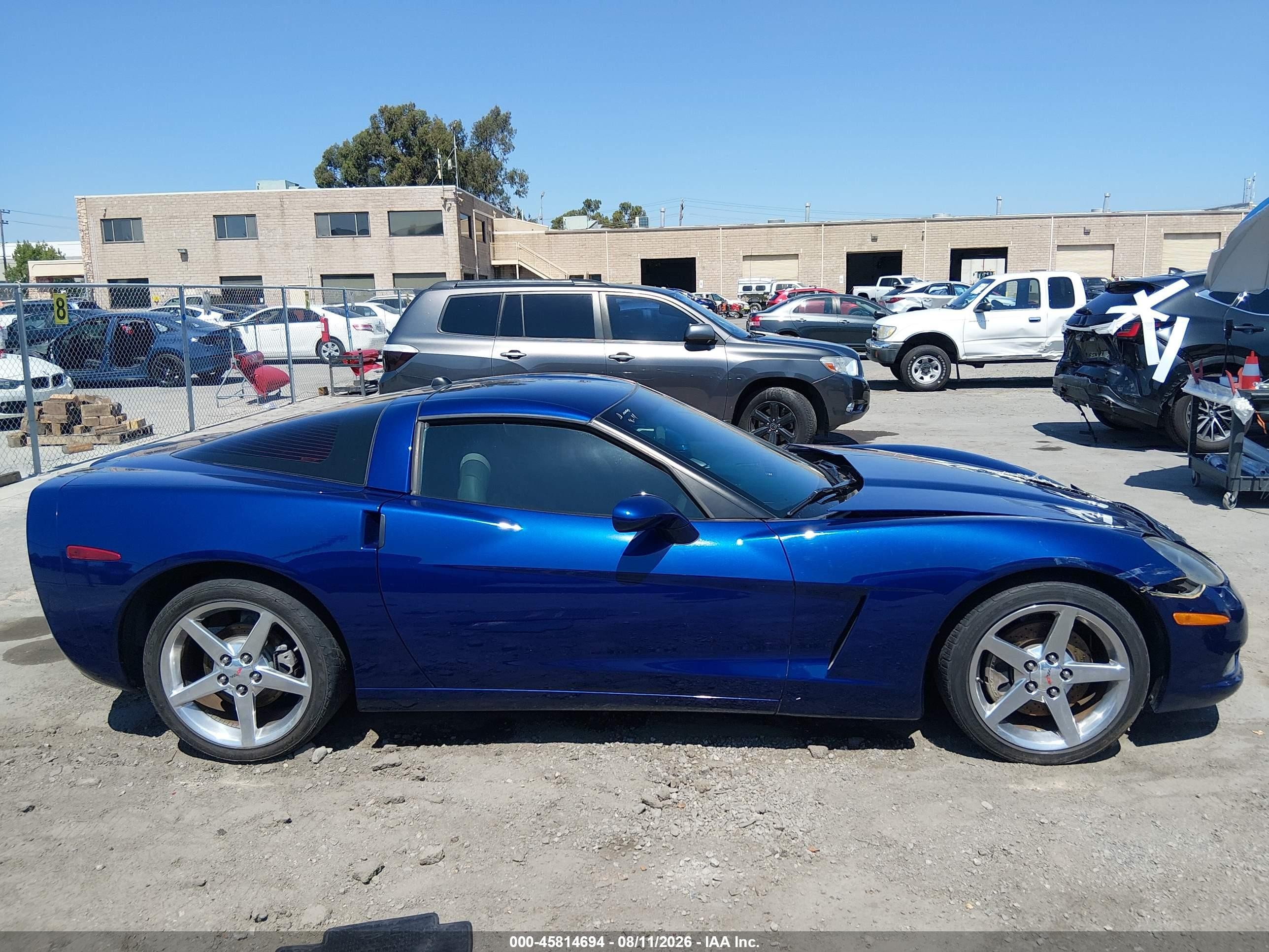 2005 Chevrolet Corvette   Blue vin: 1G1YY24U655123986