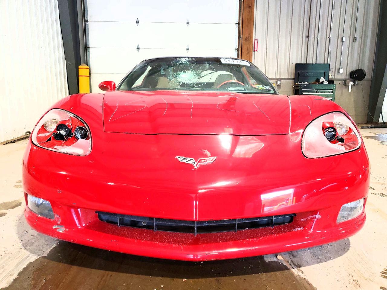 2005 Chevrolet Corvette Красный vin: 1G1YY24U755102015