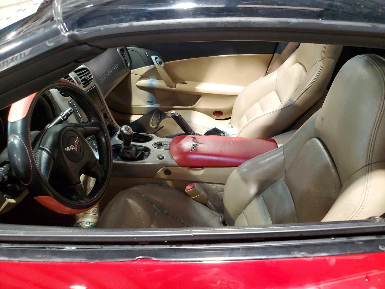 2005 Chevrolet Corvette Красный vin: 1G1YY24U755102015