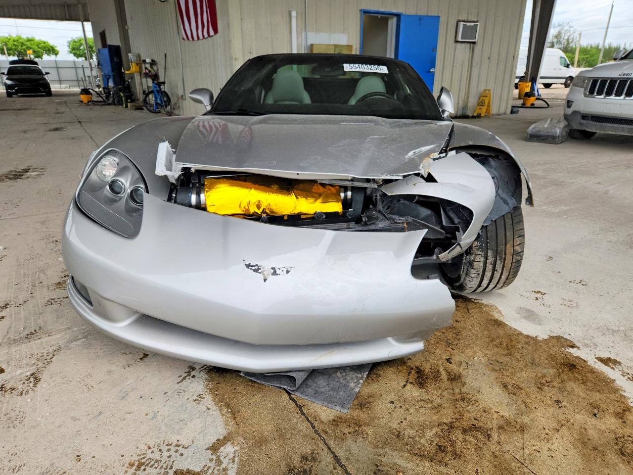 2005 Chevrolet Corvette Silver vin: 1G1YY24U955122721