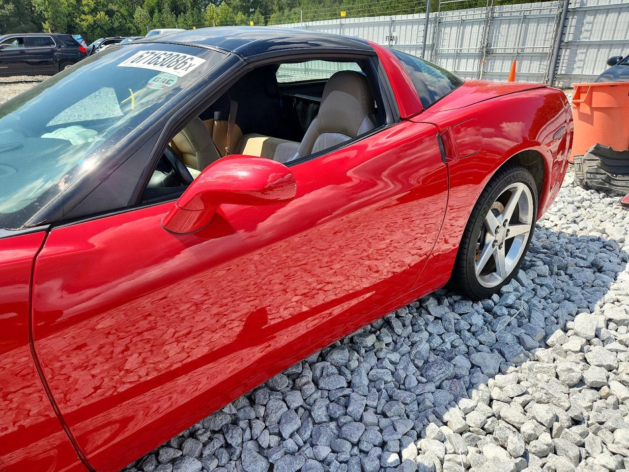 2005 Chevrolet Corvette Red vin: 1G1YY24UX55130553