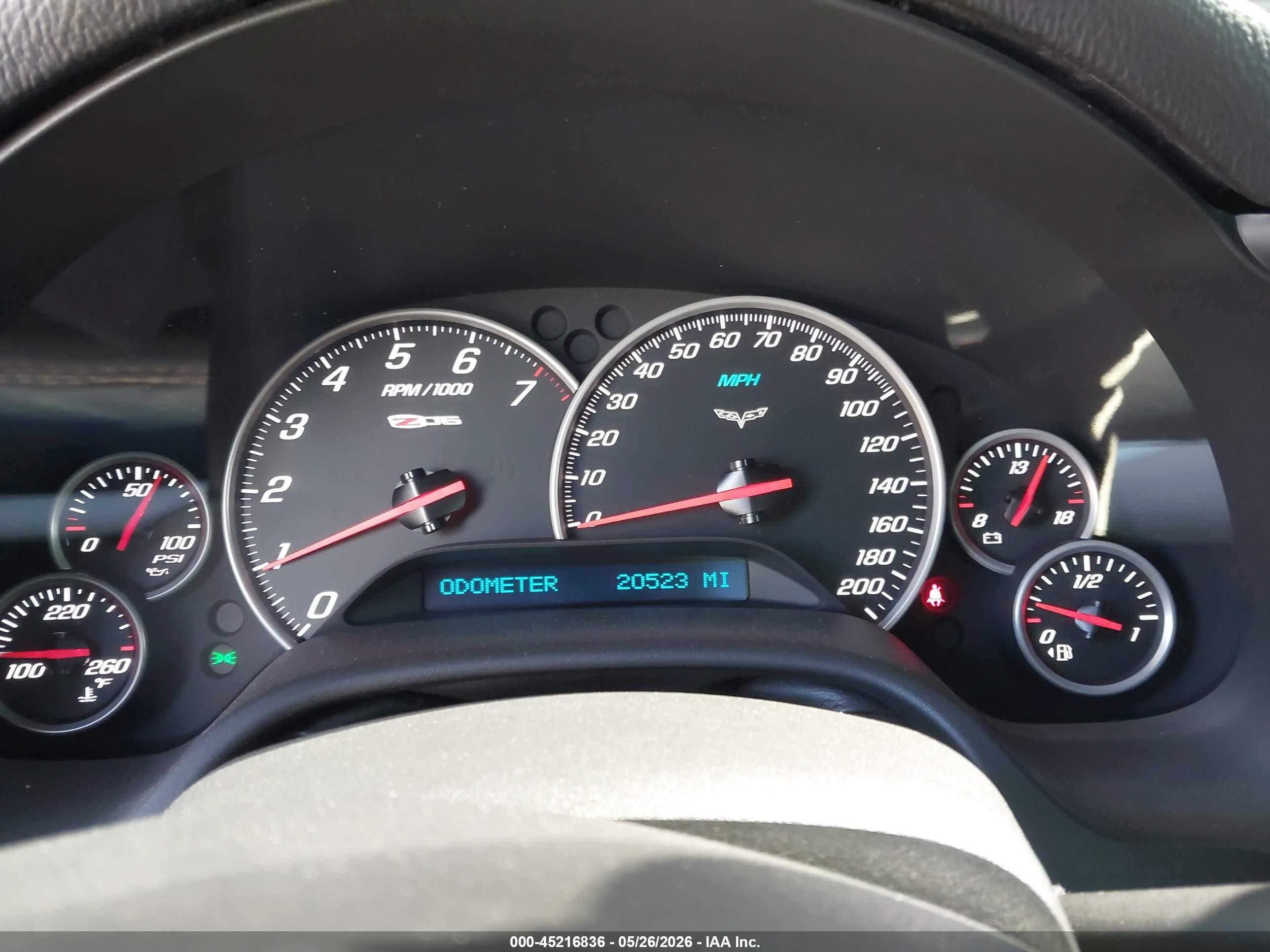 2008 Chevrolet Corvette Z06 Hardtop Black vin: 1G1YY25E385119910
