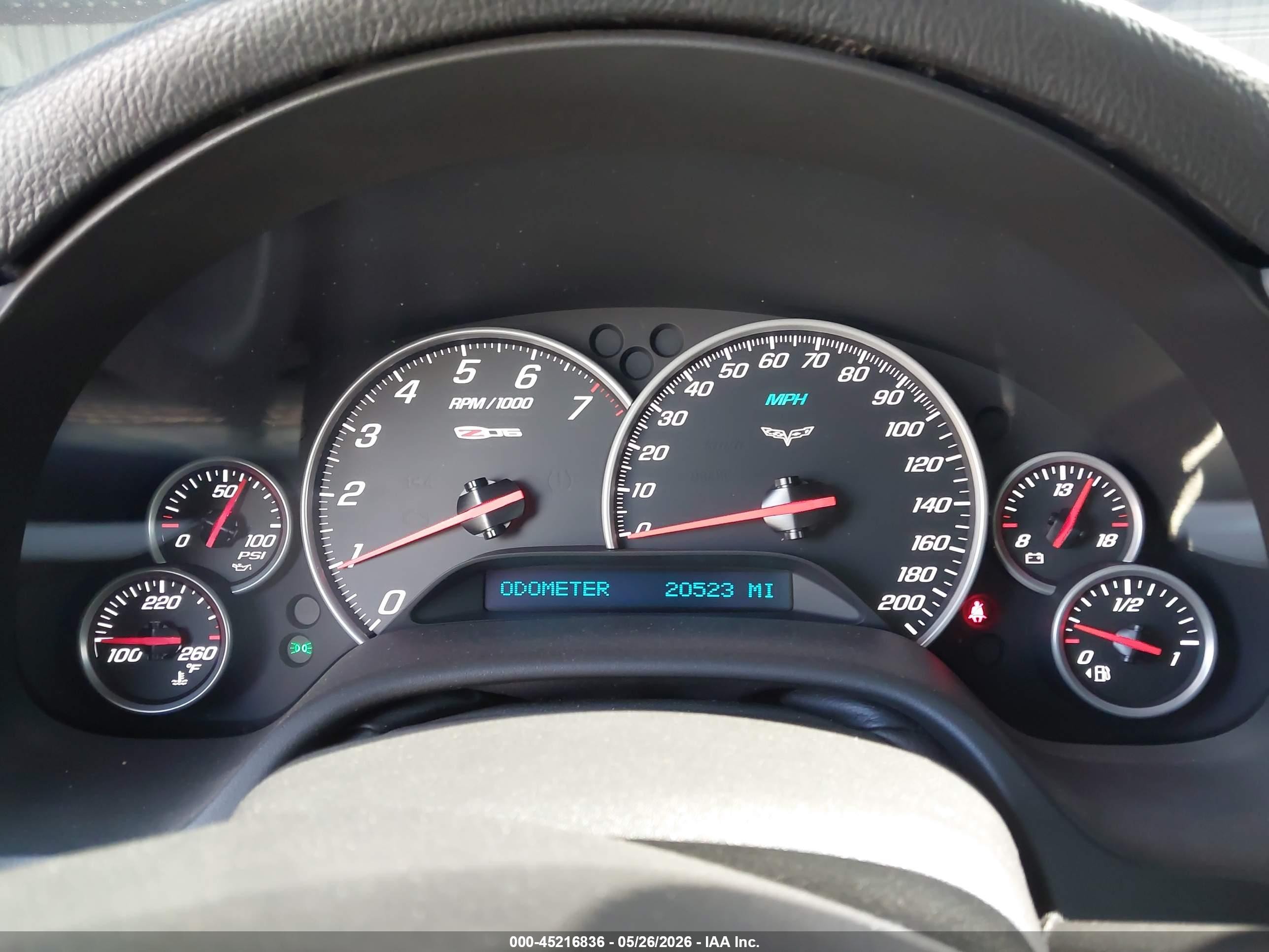 2008 Chevrolet Corvette Z06 Hardtop Black vin: 1G1YY25E385119910
