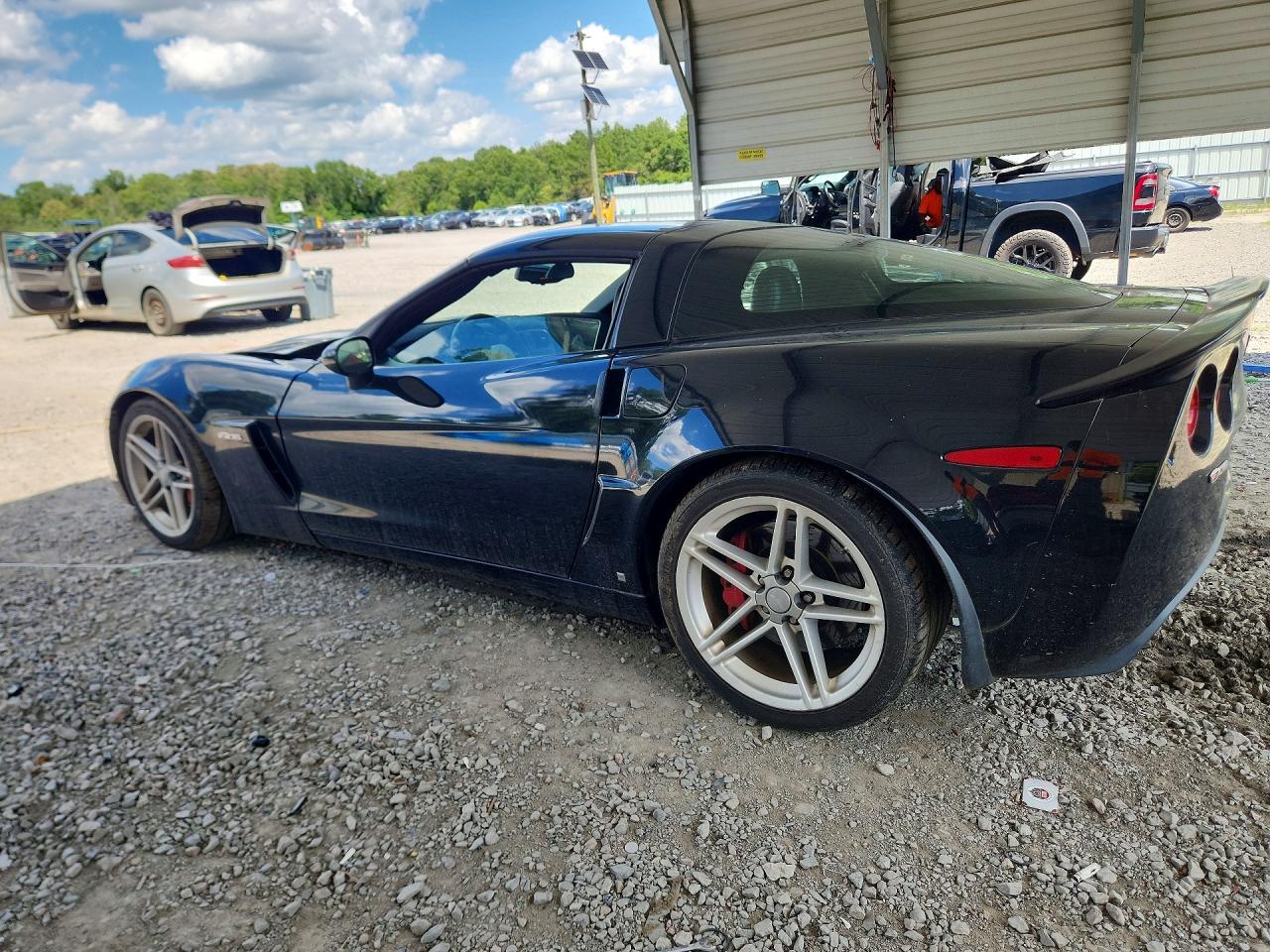 2006 Chevrolet Corvette Z06 Black vin: 1G1YY25E865129345