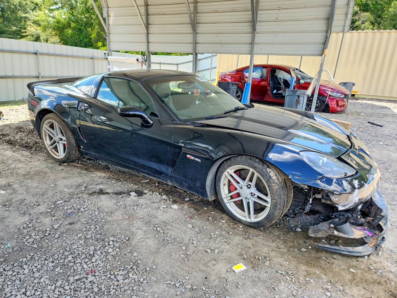 2006 Chevrolet Corvette Z06 Black vin: 1G1YY25E865129345
