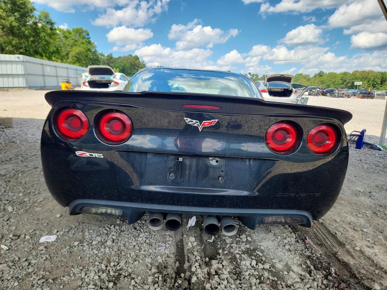 2006 Chevrolet Corvette Z06 Black vin: 1G1YY25E865129345