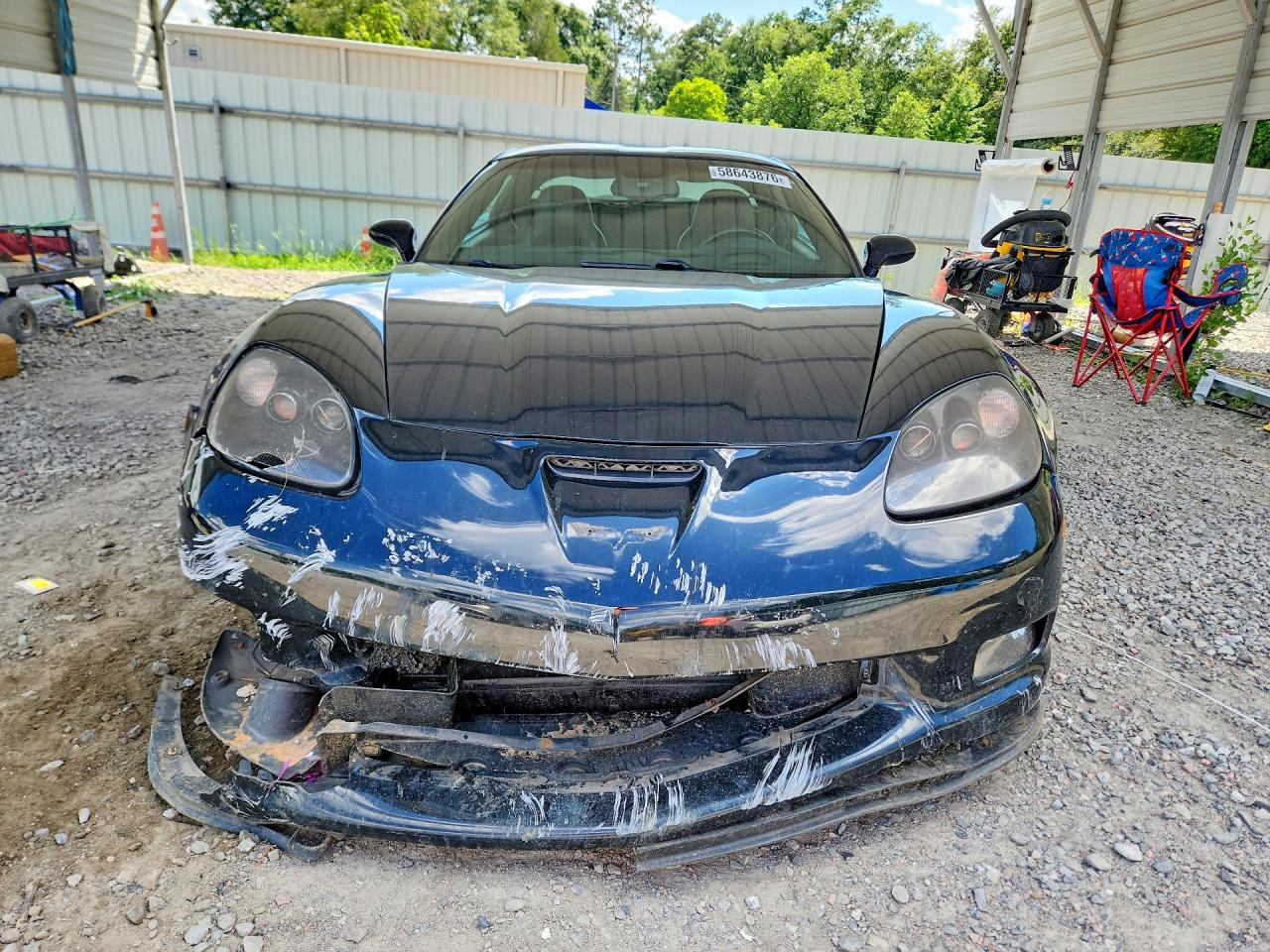 2006 Chevrolet Corvette Z06 Black vin: 1G1YY25E865129345