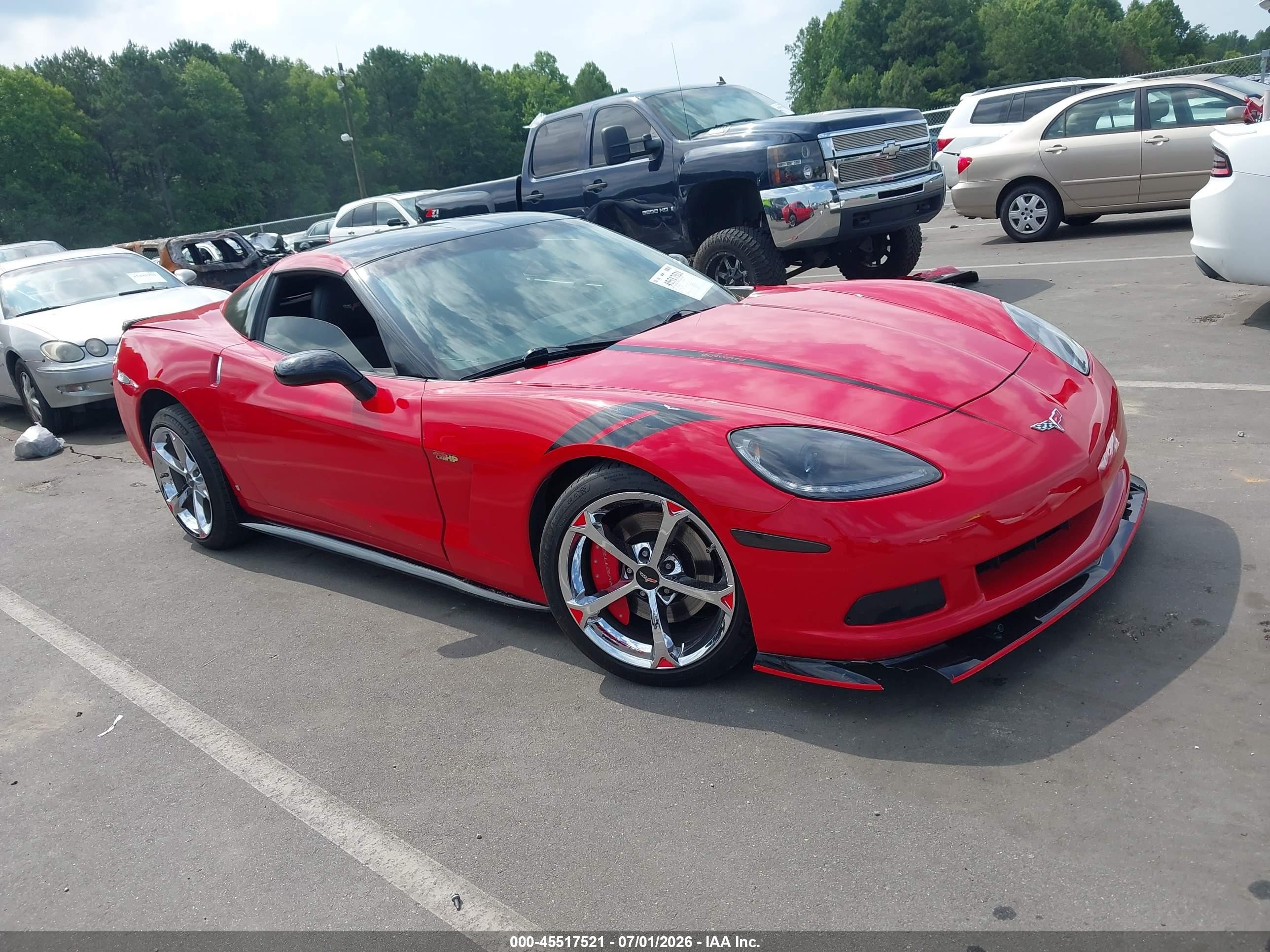 2007 Chevrolet Corvette   Red vin: 1G1YY25U175109141