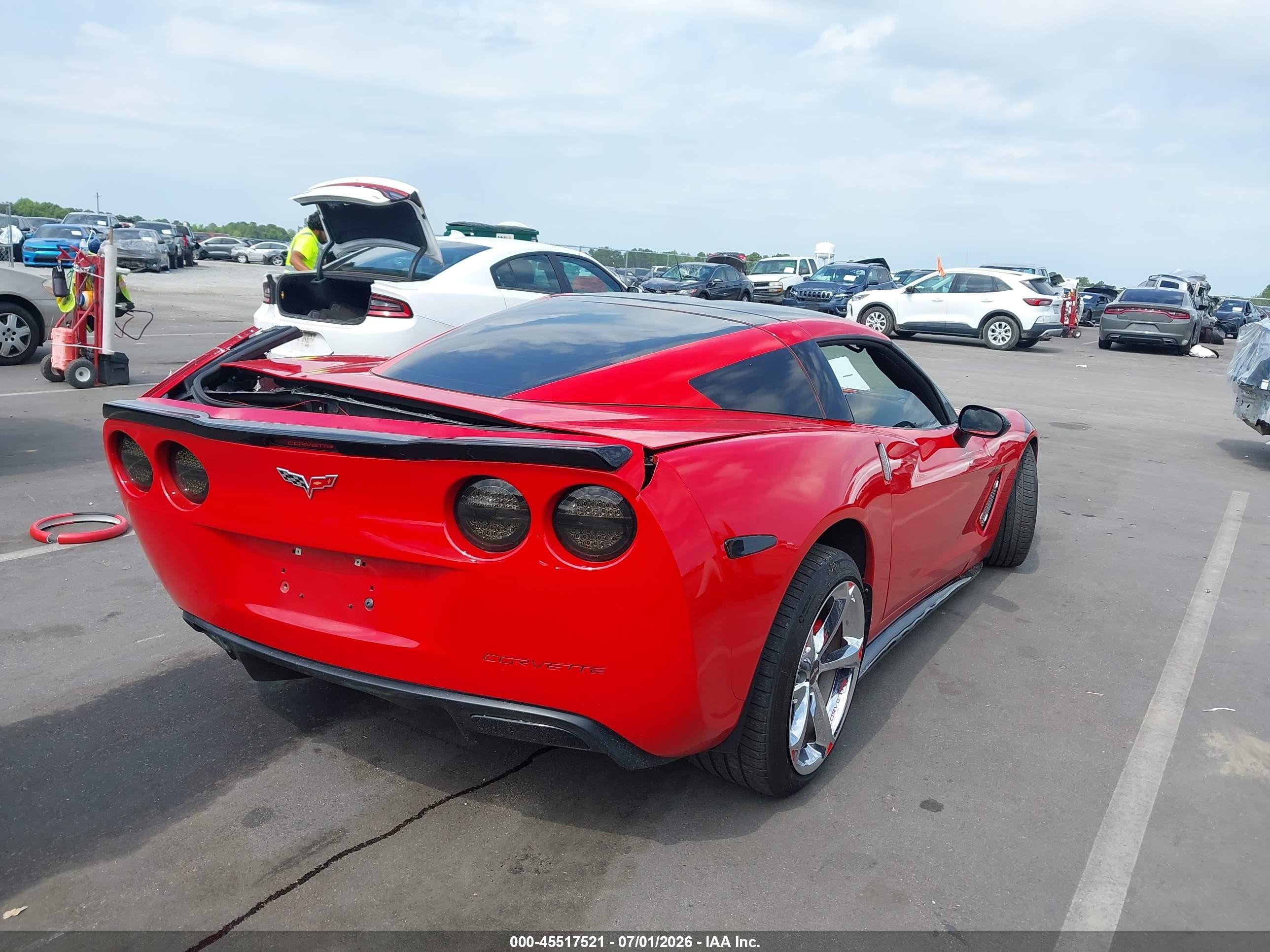 2007 Chevrolet Corvette   Red vin: 1G1YY25U175109141