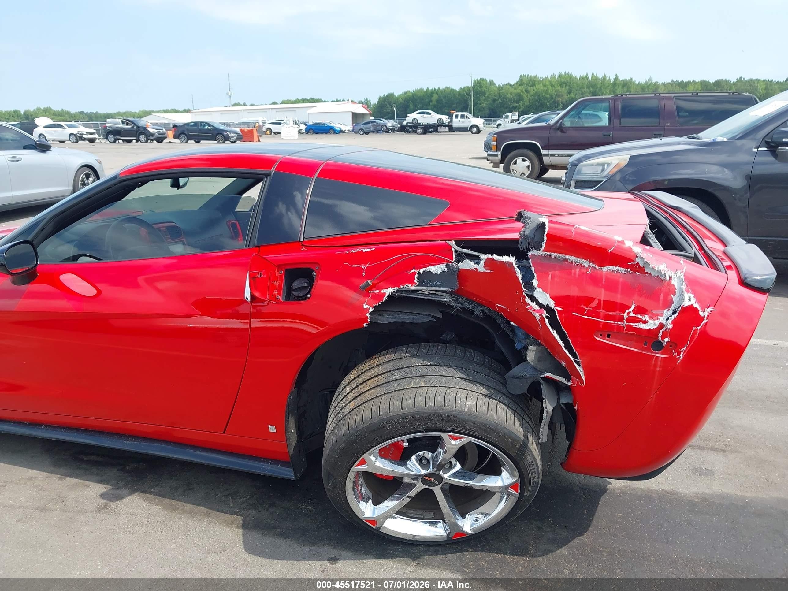 2007 Chevrolet Corvette   Red vin: 1G1YY25U175109141