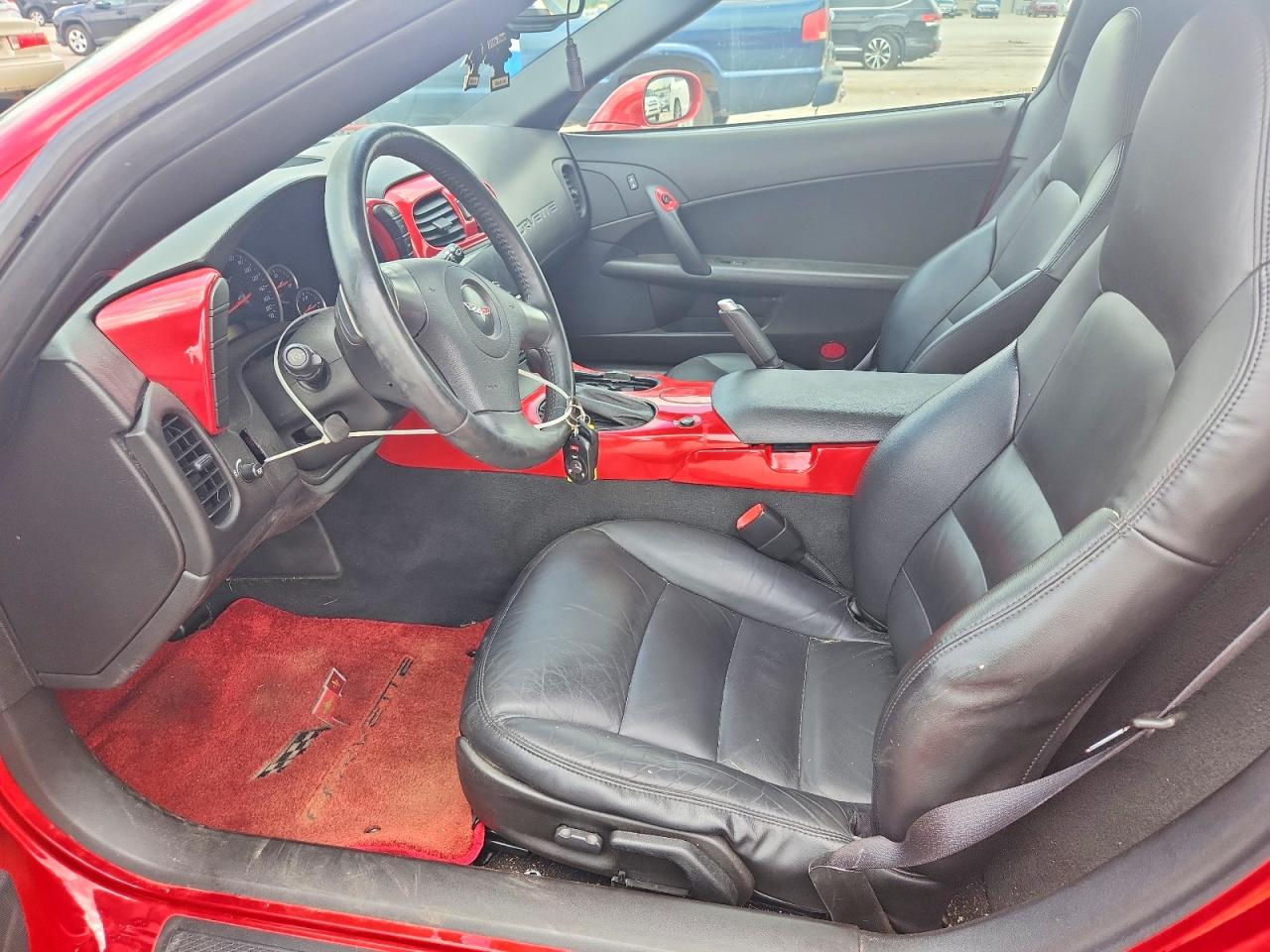2007 Chevrolet Corvette Red vin: 1G1YY25U475110994