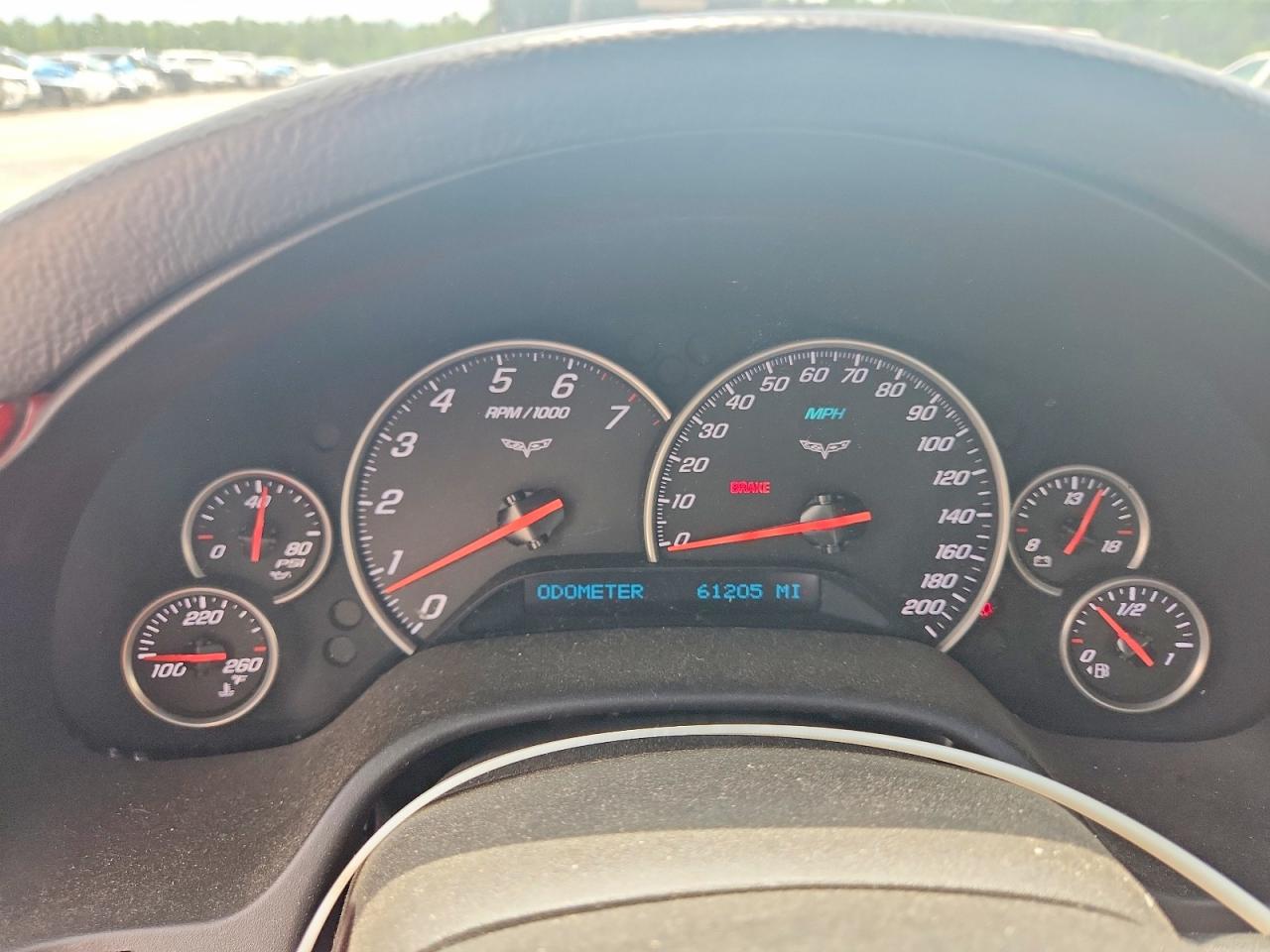 2007 Chevrolet Corvette Red vin: 1G1YY25U475110994