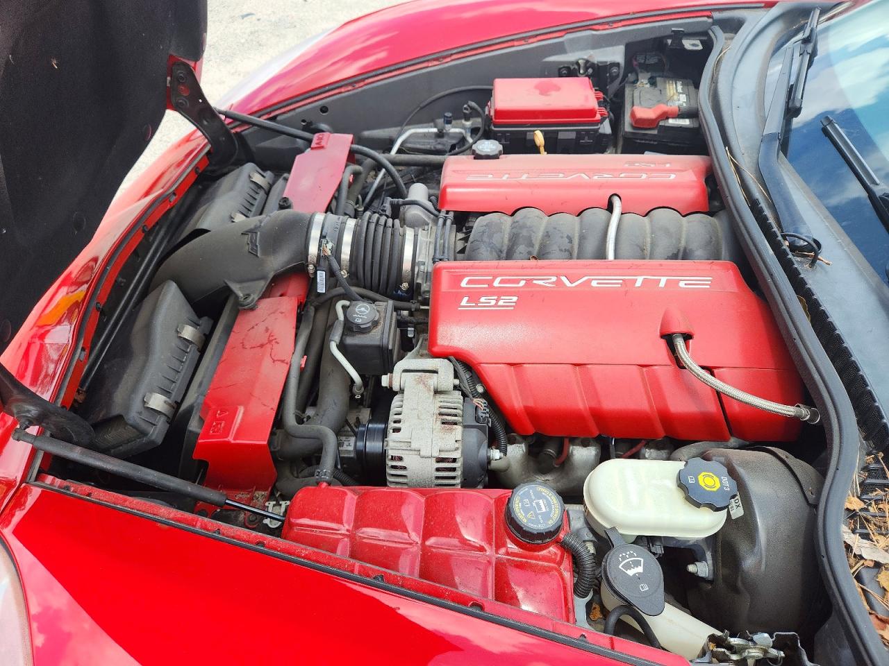 2007 Chevrolet Corvette Red vin: 1G1YY25U475110994