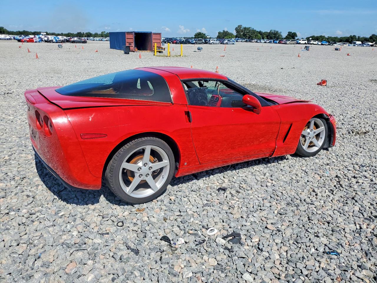 2007 Chevrolet Corvette Красный vin: 1G1YY25U675120832