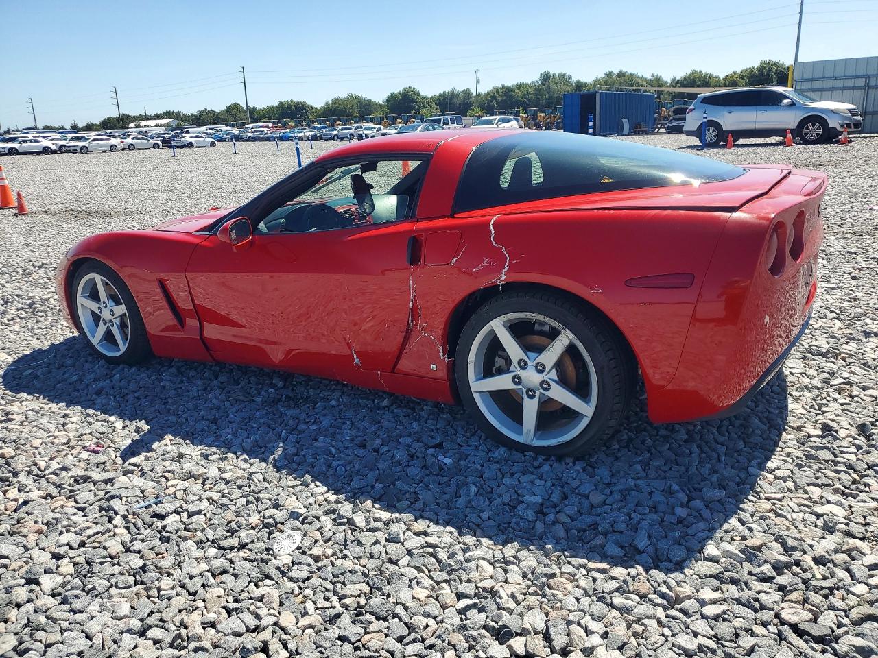 2007 Chevrolet Corvette Красный vin: 1G1YY25U675120832