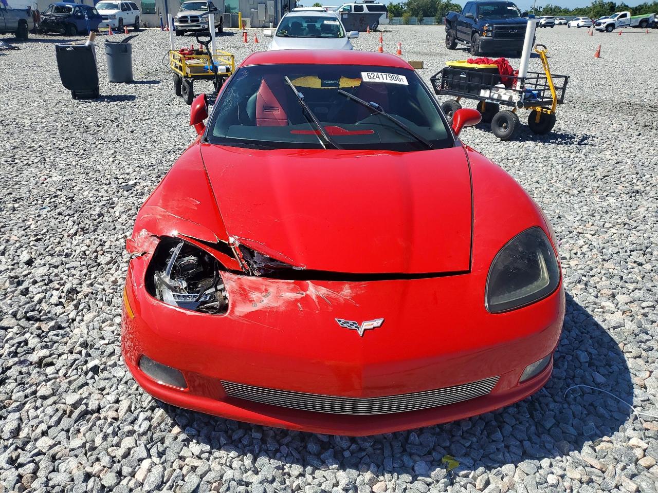 2007 Chevrolet Corvette Красный vin: 1G1YY25U675120832