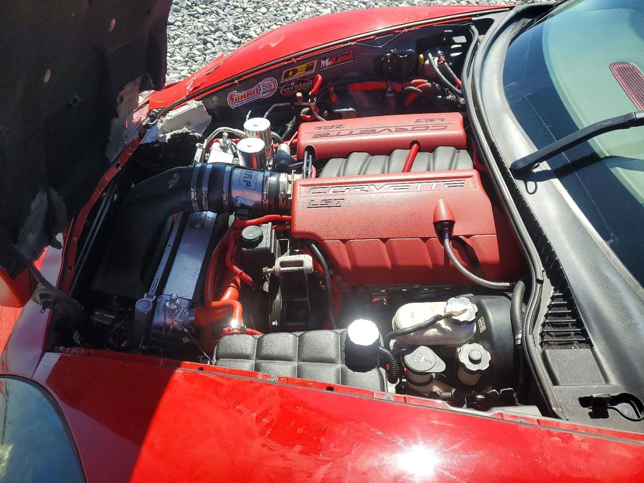 2007 Chevrolet Corvette Красный vin: 1G1YY25U675120832