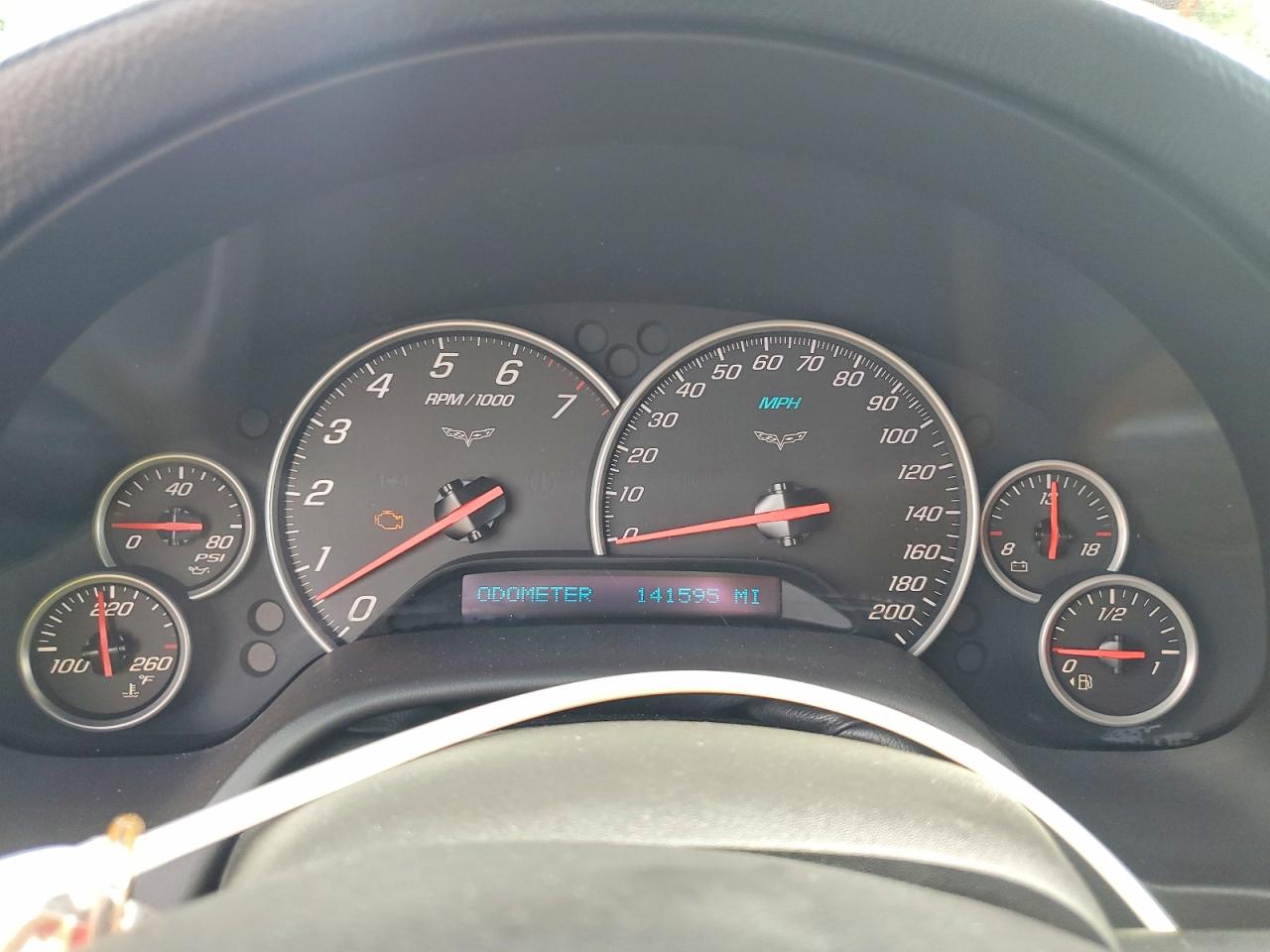 2007 Chevrolet Corvette Оранжевый vin: 1G1YY25U775138028