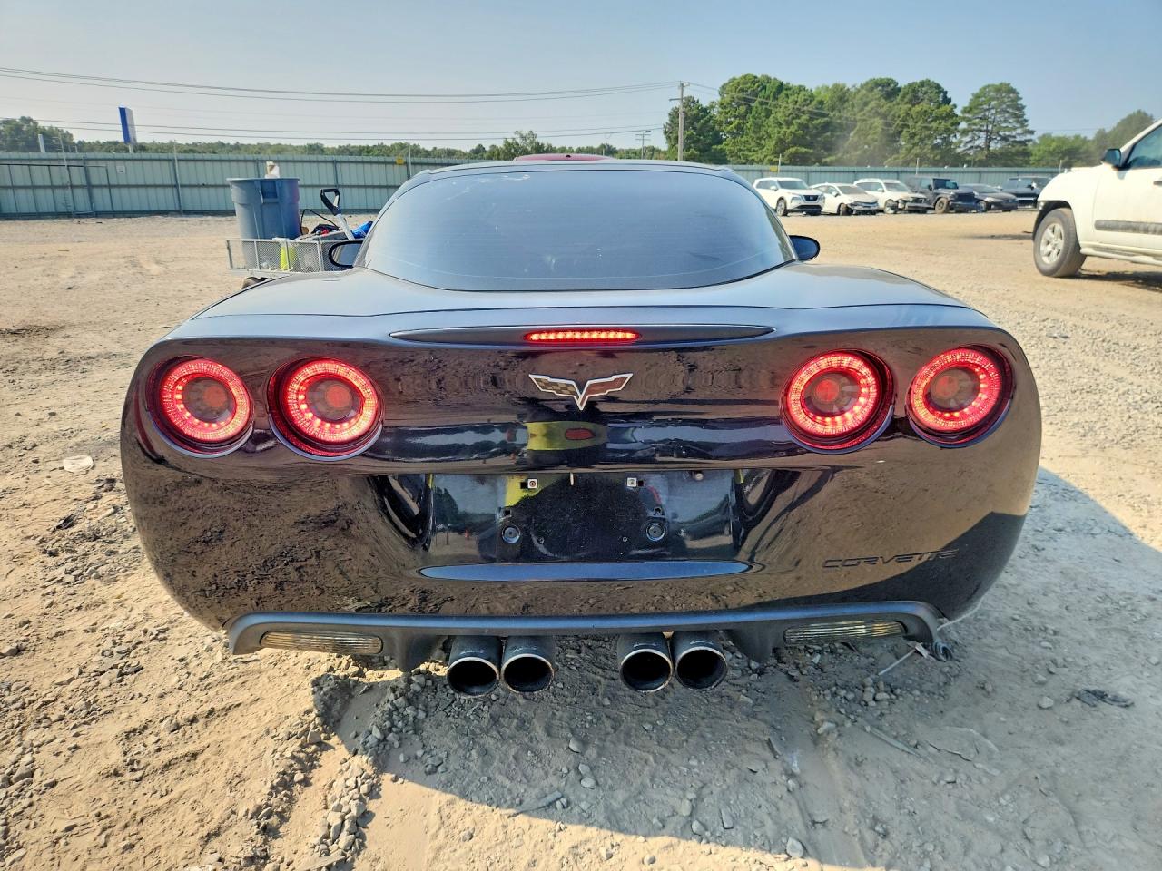2007 Chevrolet Corvette Black vin: 1G1YY25U975120663