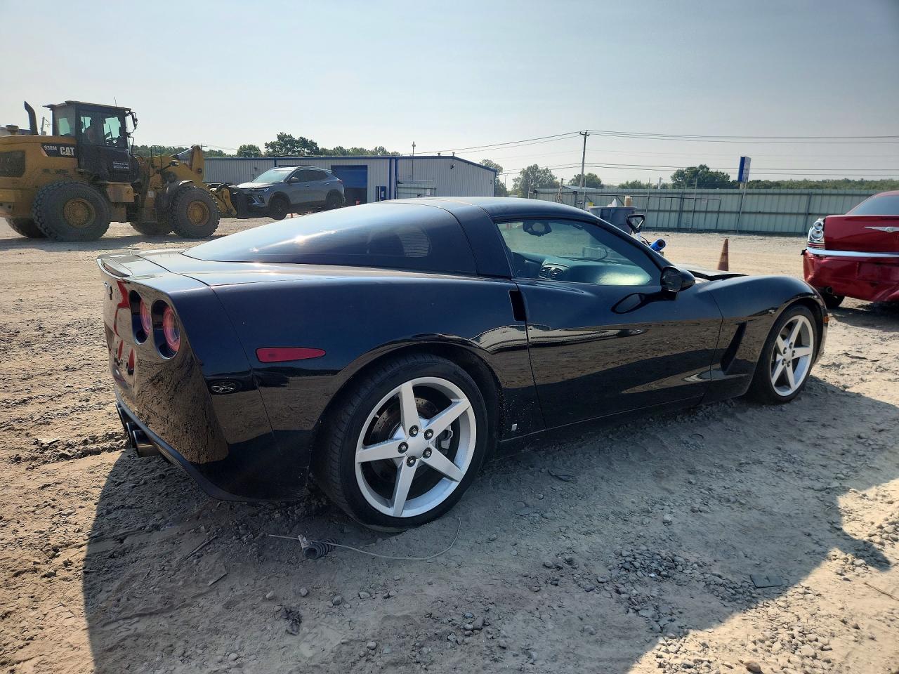 2007 Chevrolet Corvette Black vin: 1G1YY25U975120663