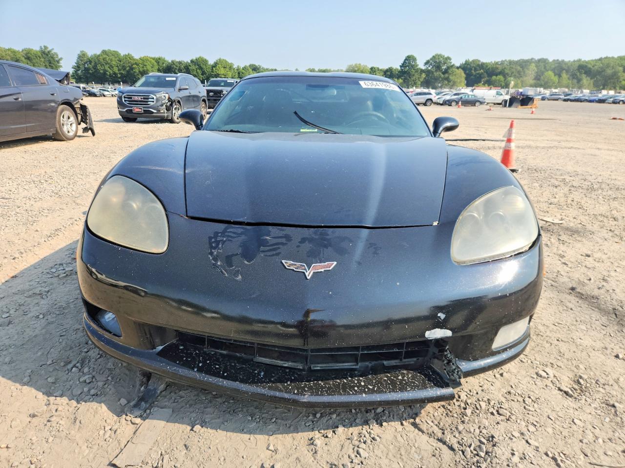 2007 Chevrolet Corvette Black vin: 1G1YY25U975120663