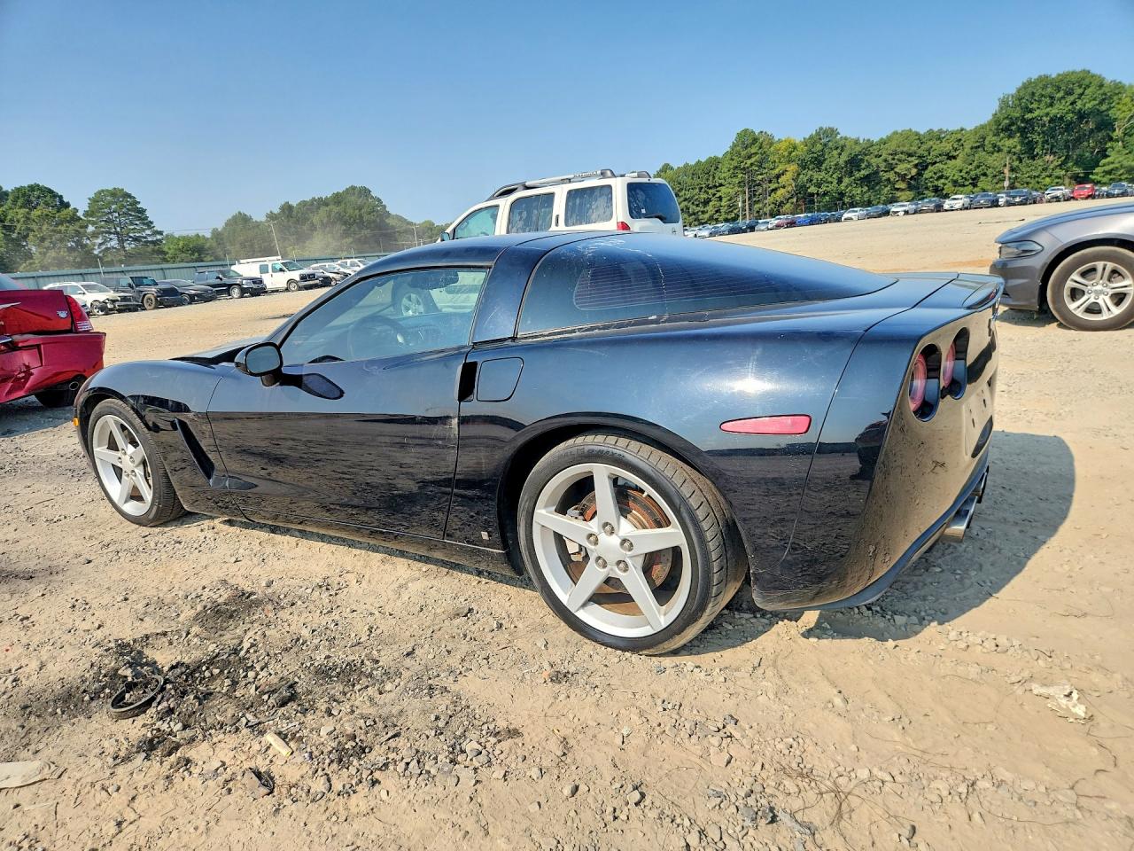 2007 Chevrolet Corvette Black vin: 1G1YY25U975120663
