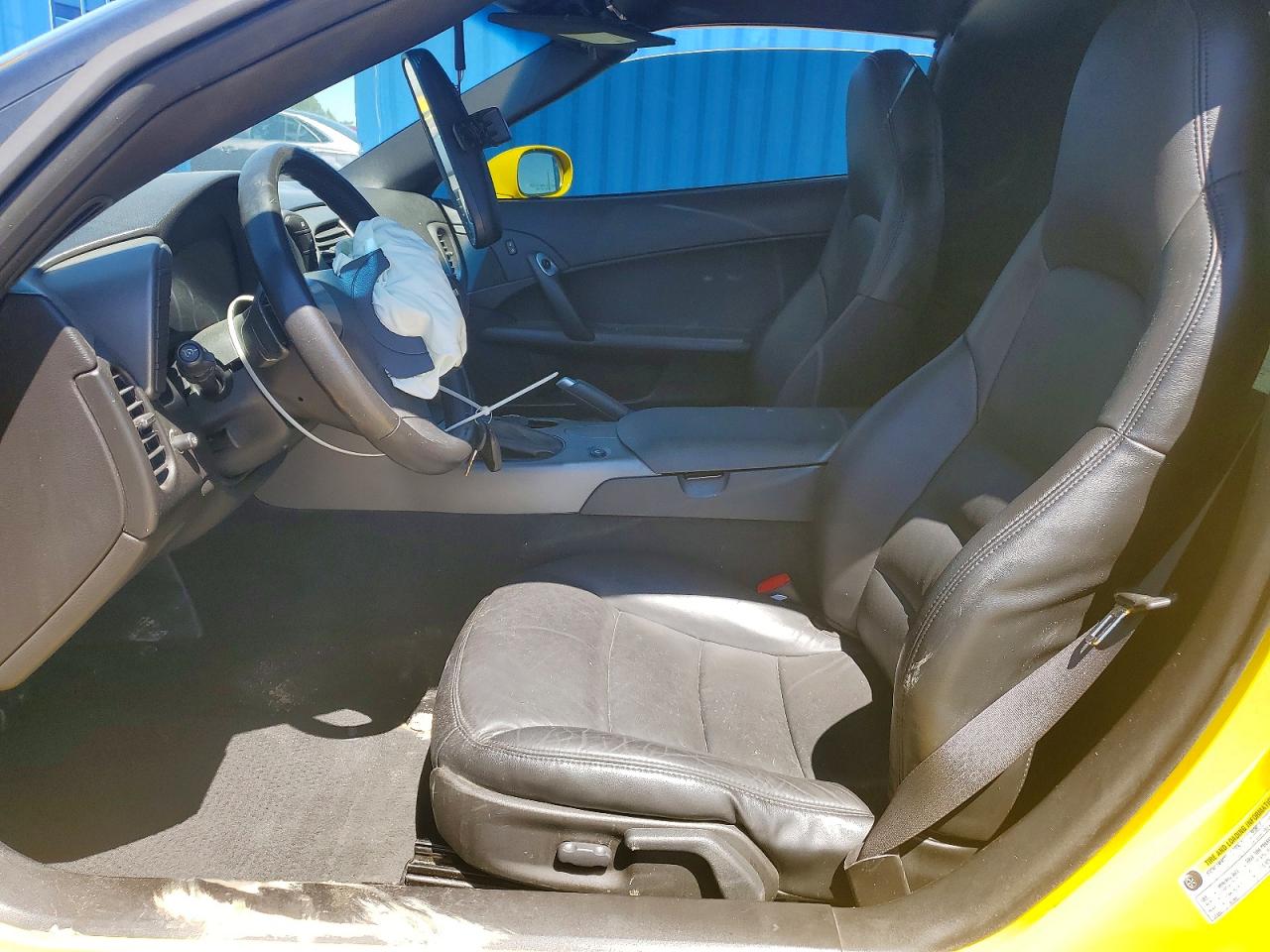 2007 Chevrolet Corvette Желтый vin: 1G1YY25U975124955