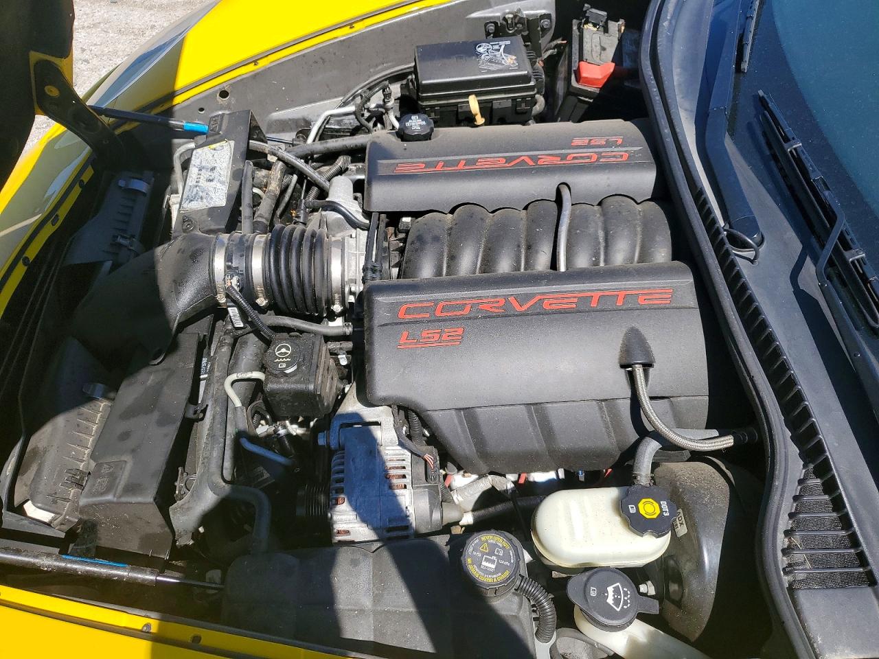 2007 Chevrolet Corvette Желтый vin: 1G1YY25U975124955