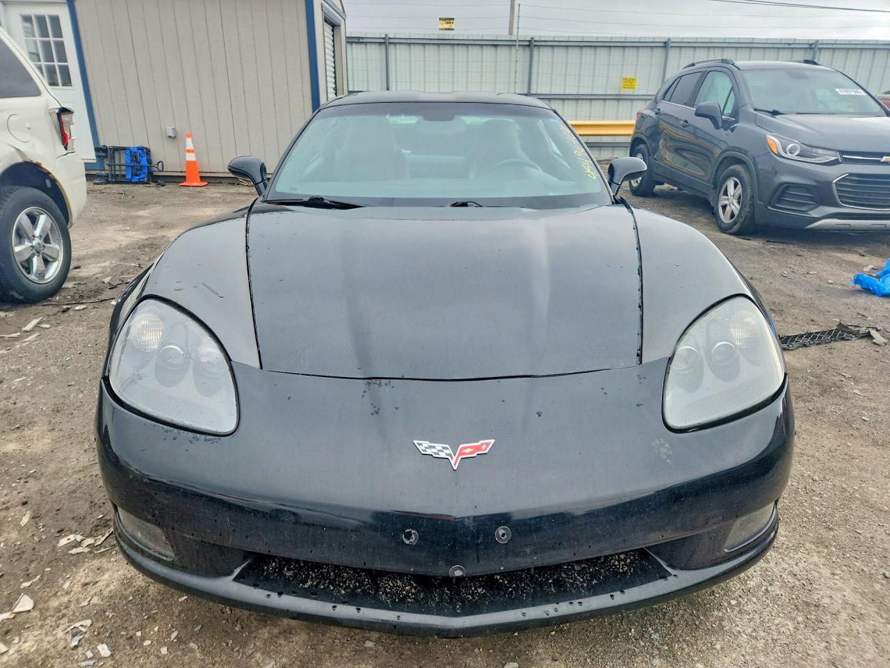 2007 Chevrolet Corvette Black vin: 1G1YY25UX75103015