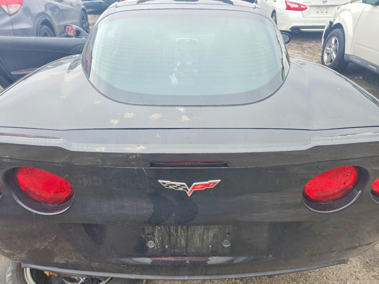 2007 Chevrolet Corvette Black vin: 1G1YY25UX75103015