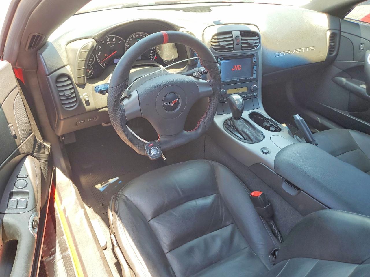 2007 Chevrolet Corvette Red vin: 1G1YY25UX75136290