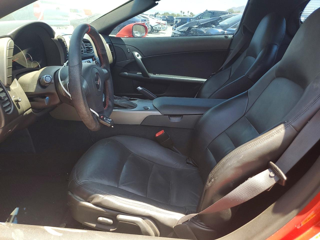 2007 Chevrolet Corvette Red vin: 1G1YY25UX75136290
