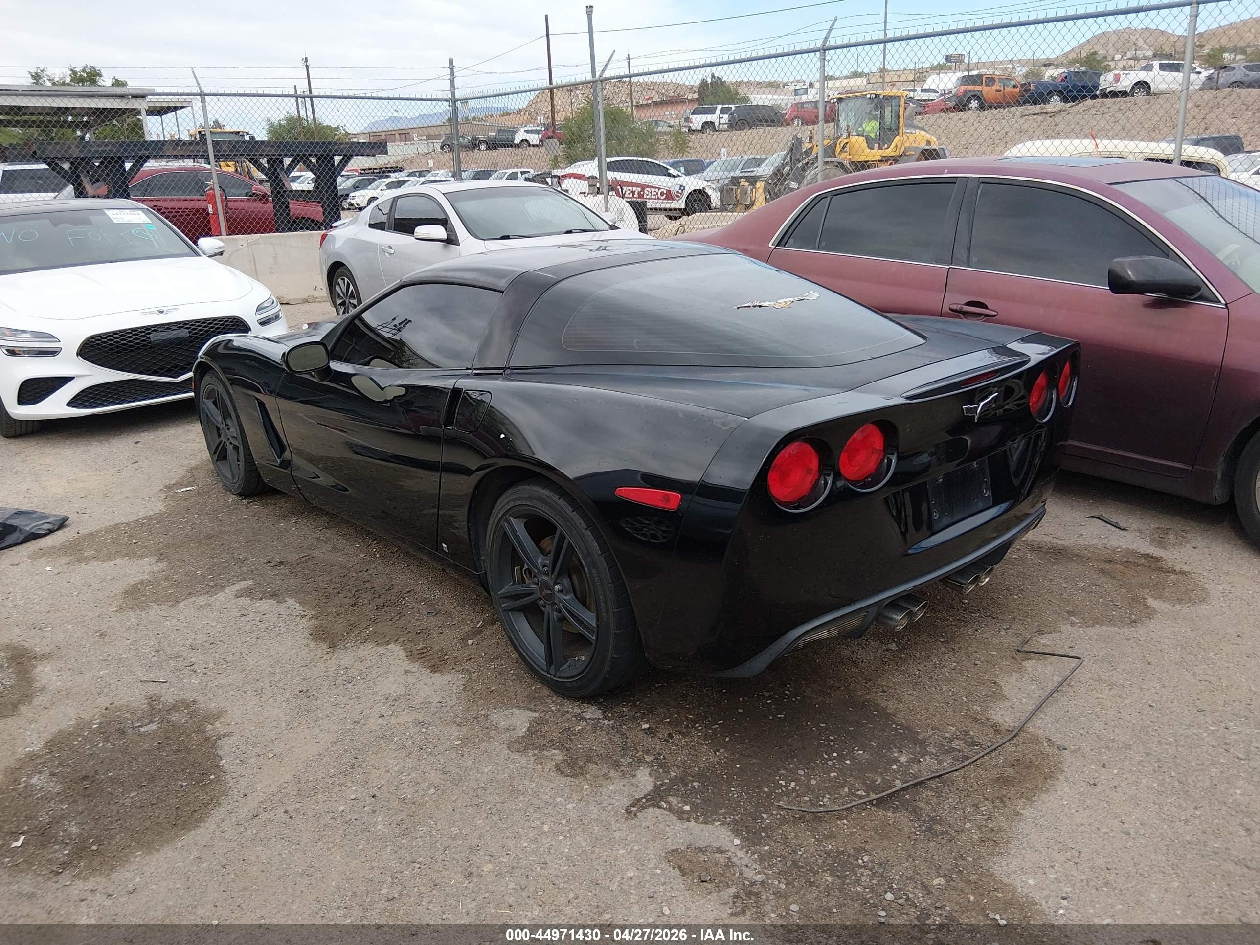 2009 Chevrolet Corvette   Черный vin: 1G1YY25W395114071