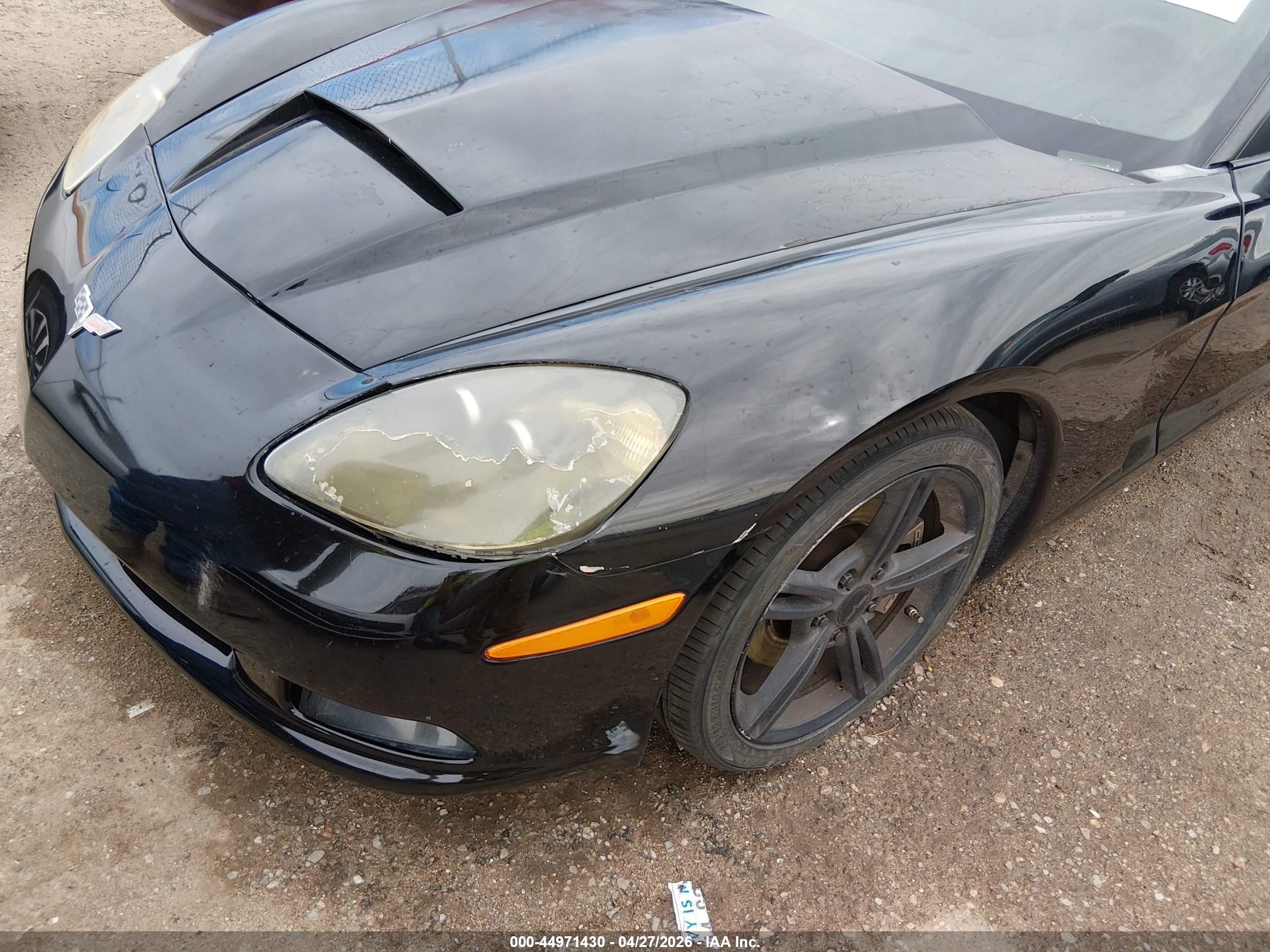 2009 Chevrolet Corvette   Черный vin: 1G1YY25W395114071
