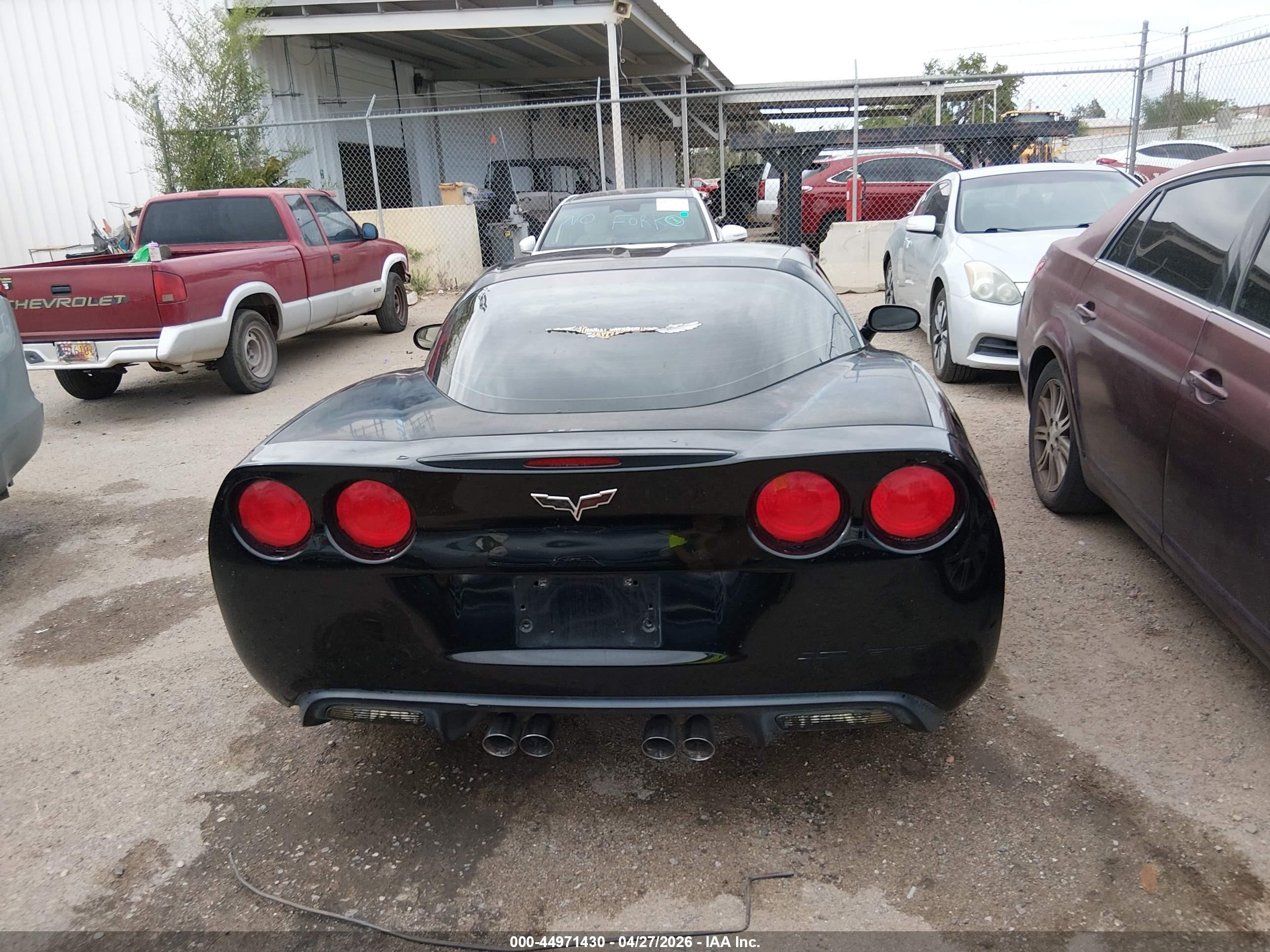 2009 Chevrolet Corvette   Черный vin: 1G1YY25W395114071